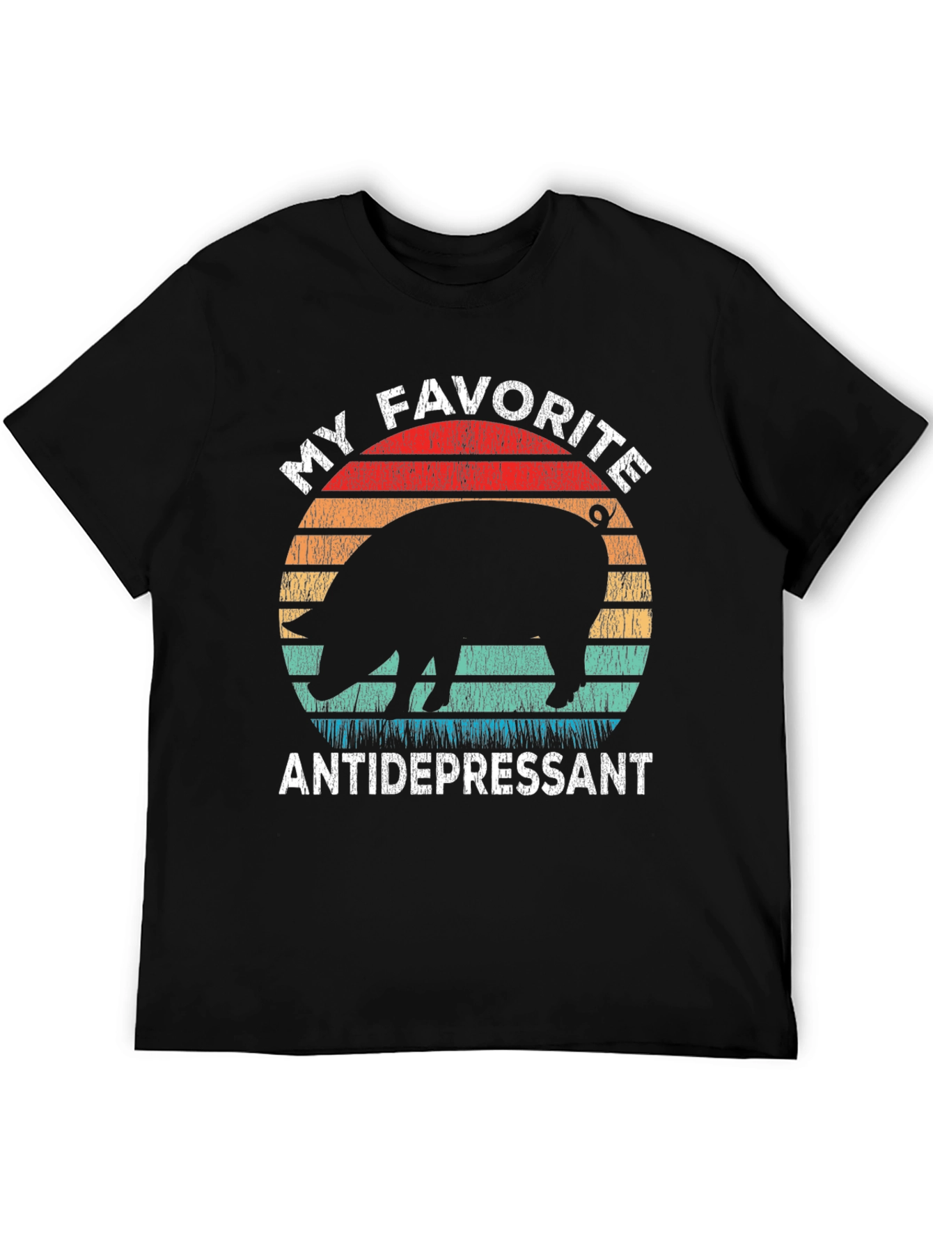 My Favorite Antidepressant Pig T-Shirt