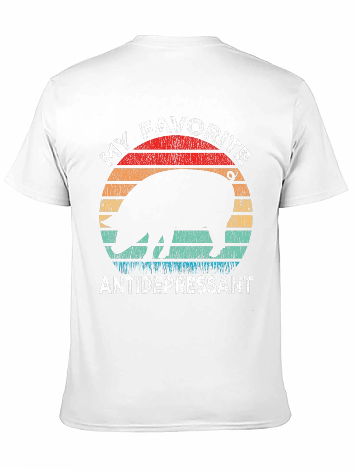 My Favorite Antidepressant Pig T-Shirt