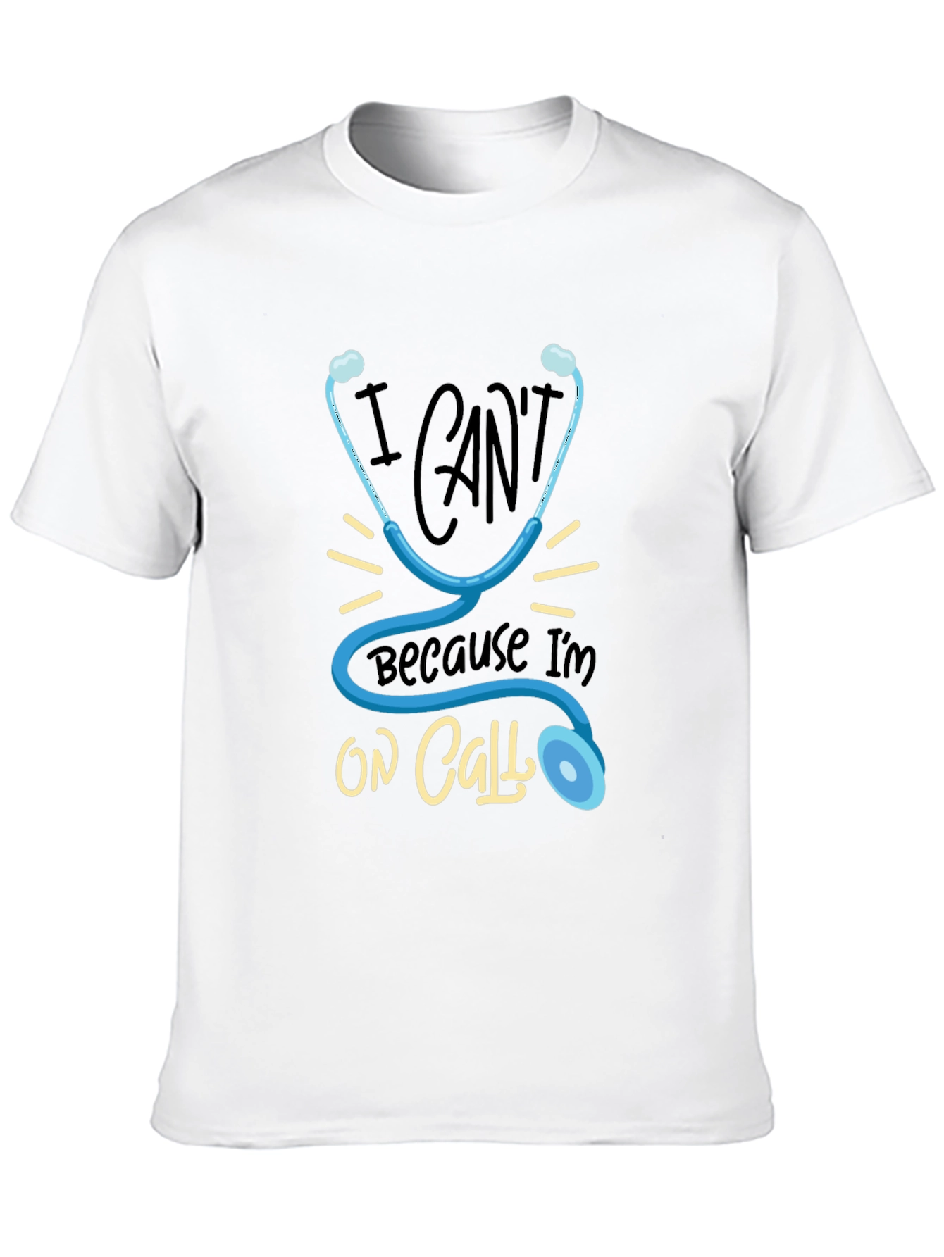 On Call Stethoscope Graphic T-Shirt