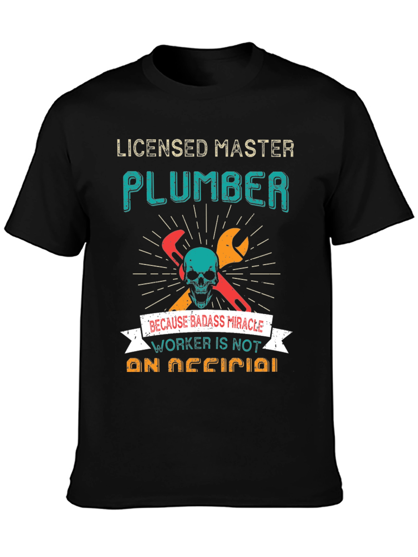 Licensed Master Plumber T-Shirt
