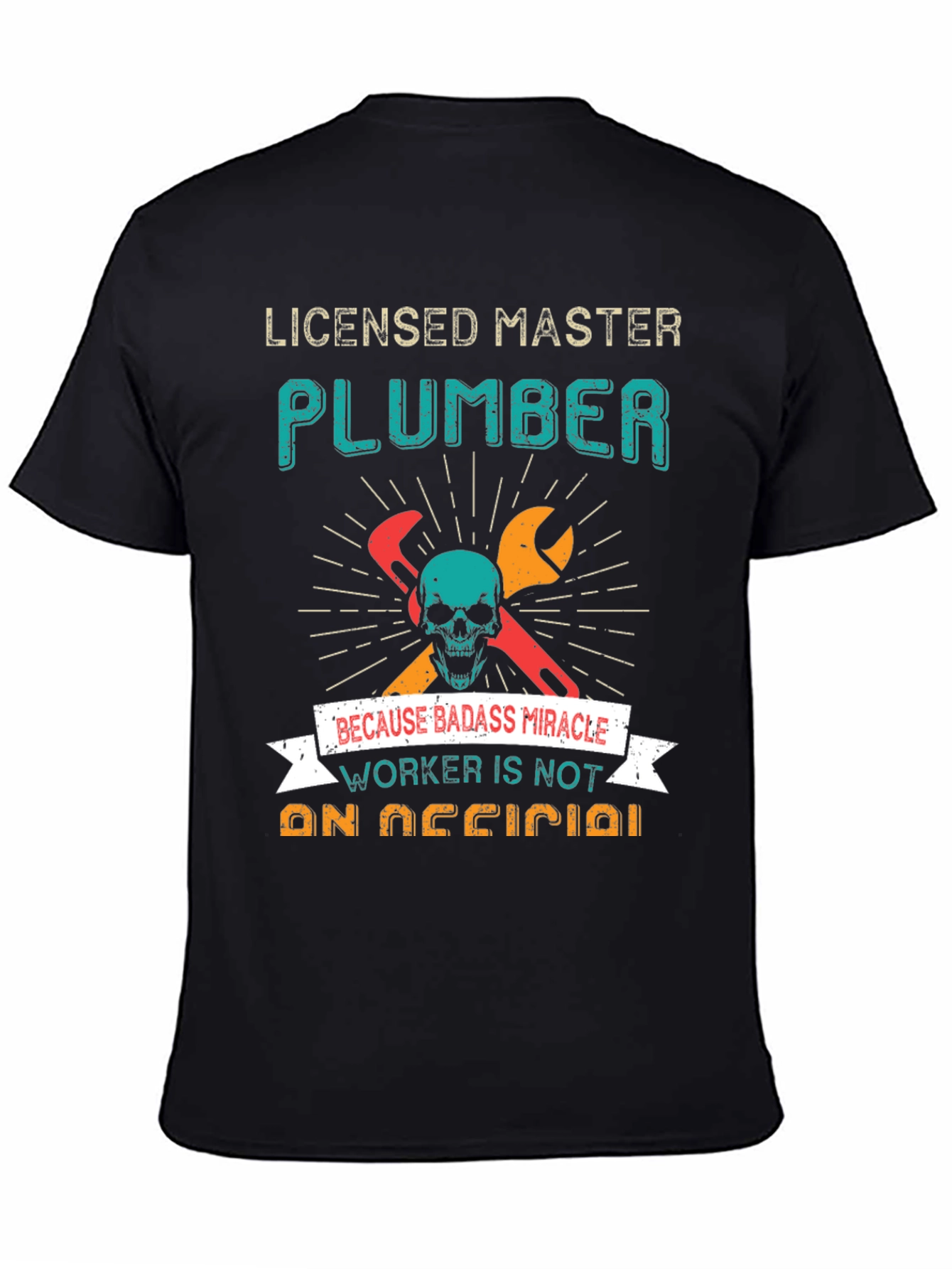 Licensed Master Plumber T-Shirt