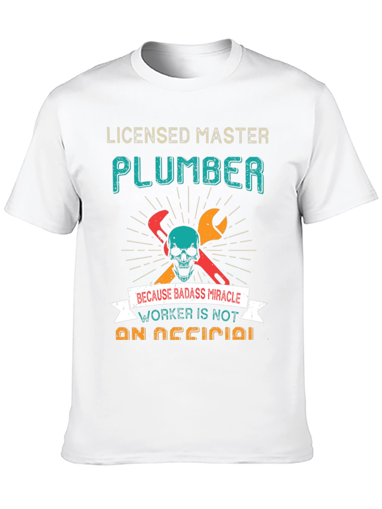 Licensed Master Plumber T-Shirt