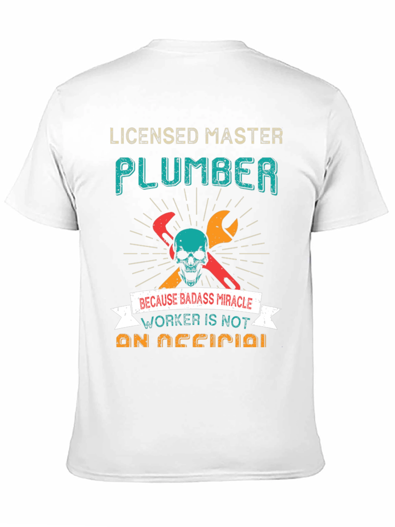 Licensed Master Plumber T-Shirt