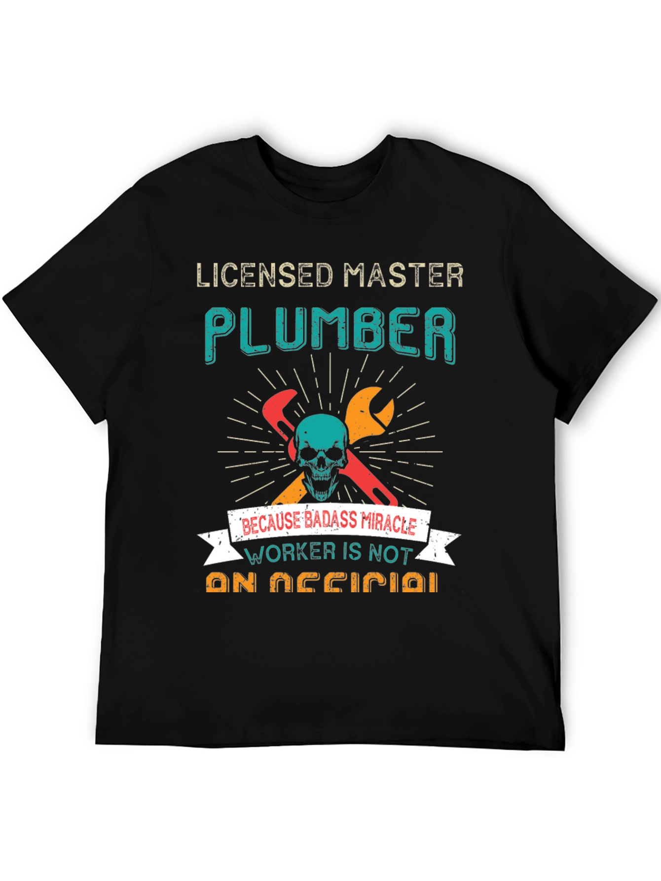 Licensed Master Plumber T-Shirt