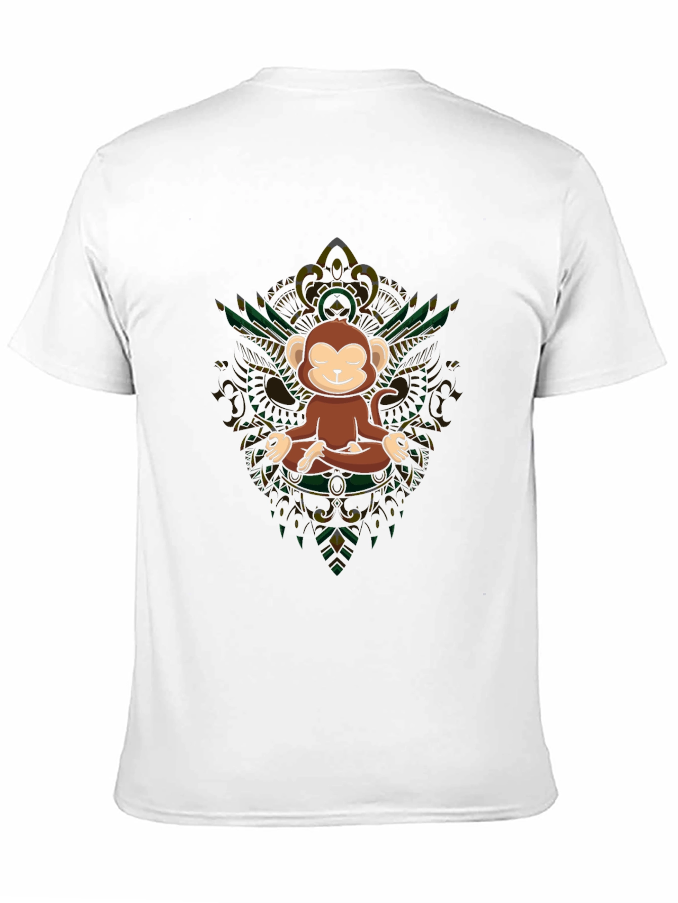 Zen Monkey T-Shirt - Meditating Ape Tee