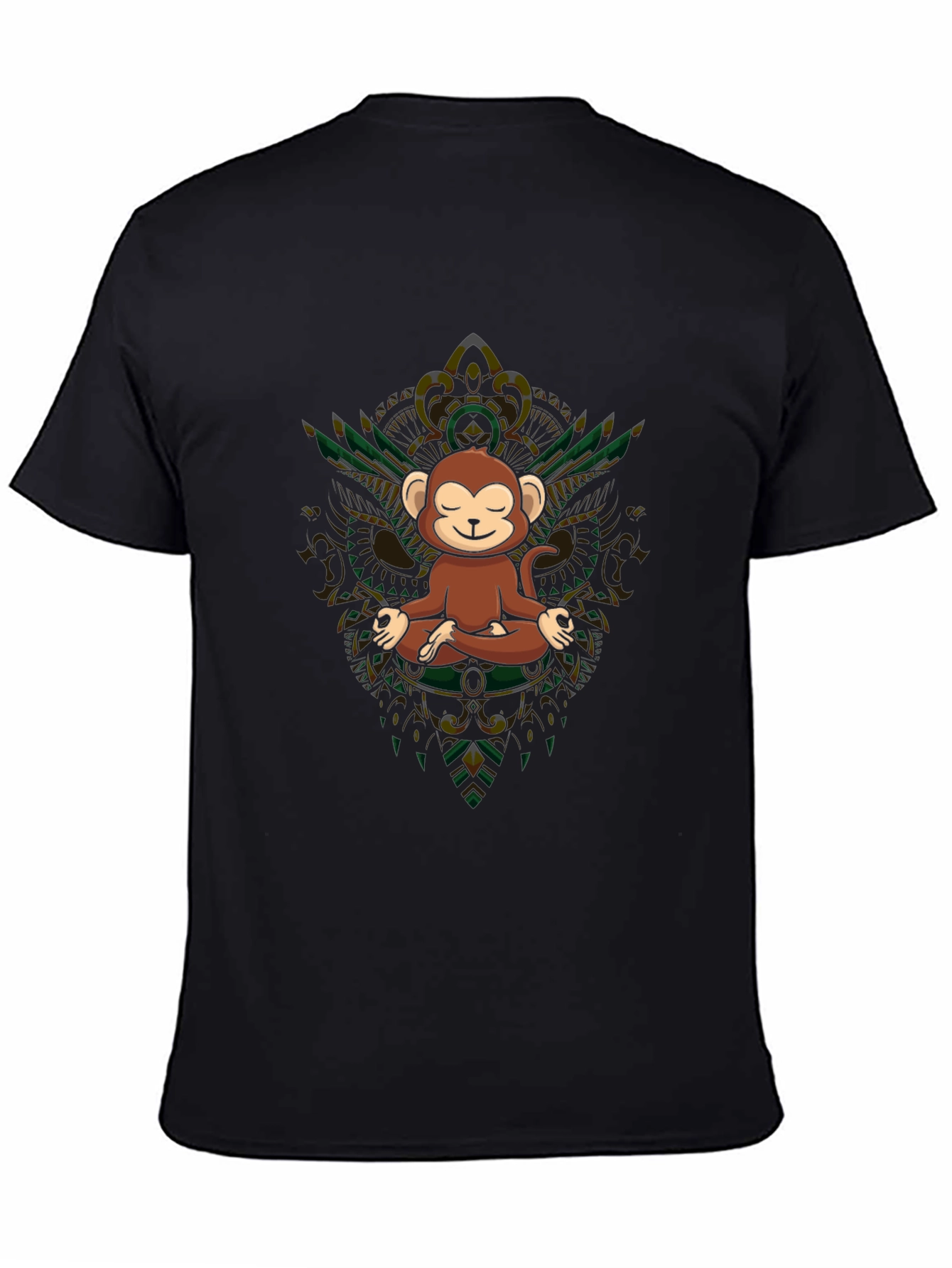 Zen Monkey T-Shirt - Meditating Ape Tee