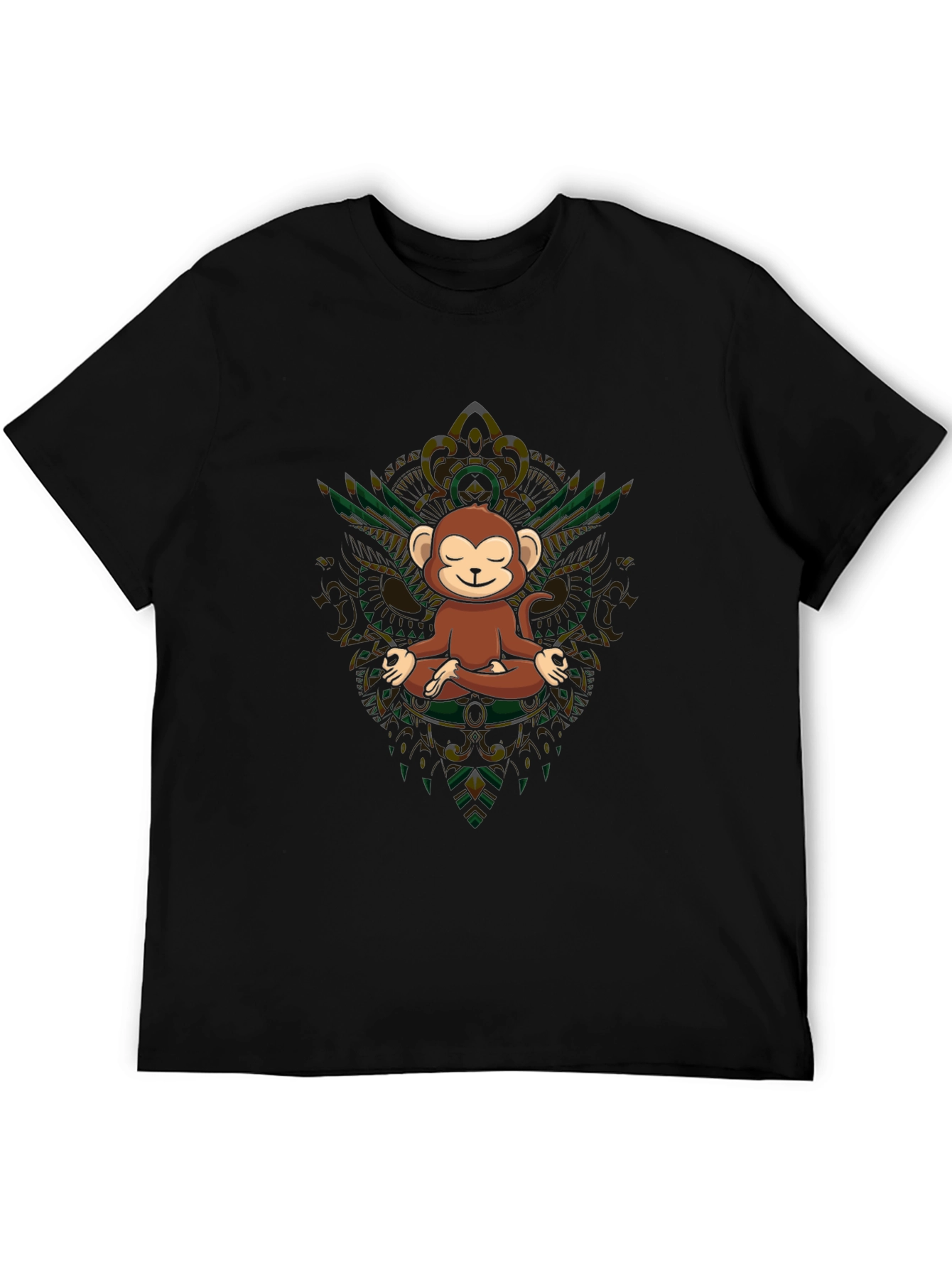 Zen Monkey T-Shirt - Meditating Ape Tee