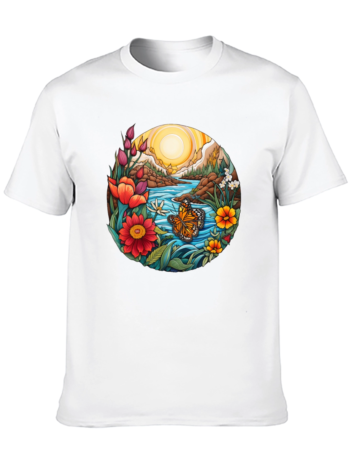 Nature Inspired Graphic T-Shirt