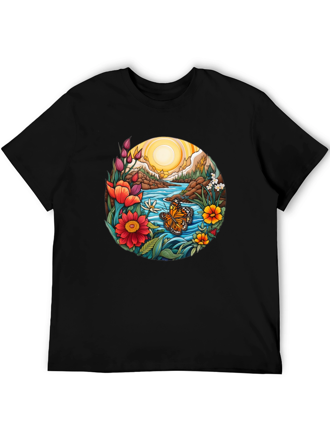 Nature Inspired Graphic T-Shirt