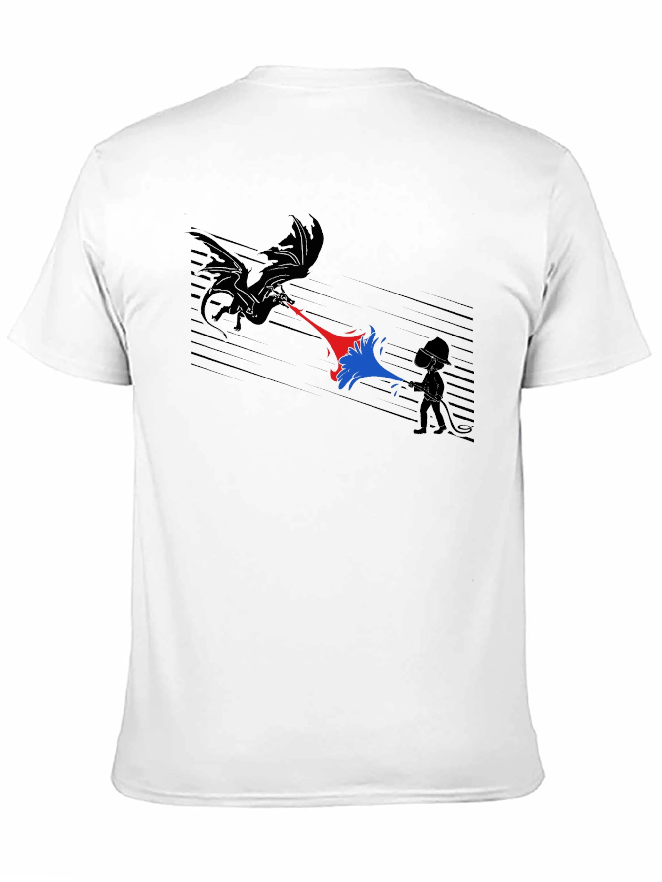 Dragon vs Mage Graphic T-Shirt