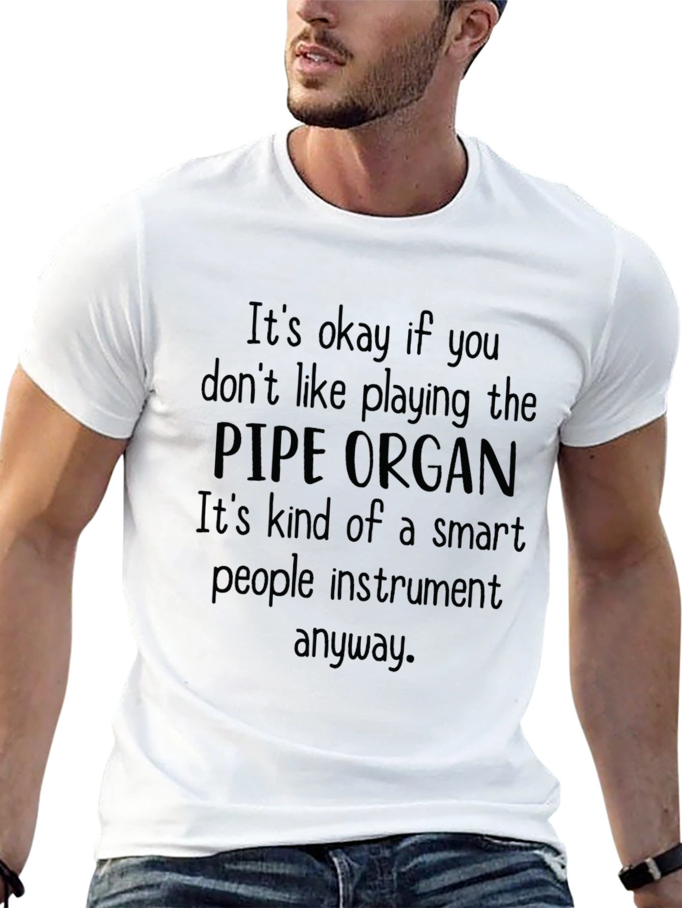 Pipe Organ Smart People Instrument T-Shirt