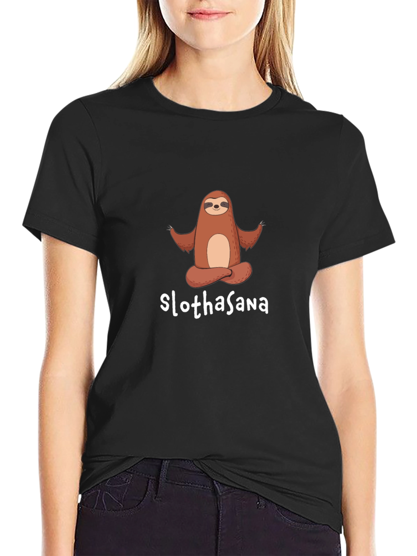 Slothasana T-Shirt - Yoga Sloth Tee