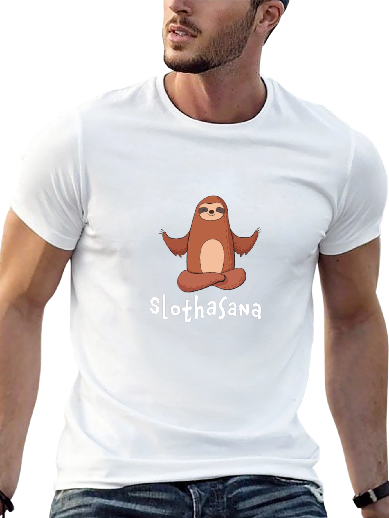 Slothasana T-Shirt - Yoga Sloth Tee