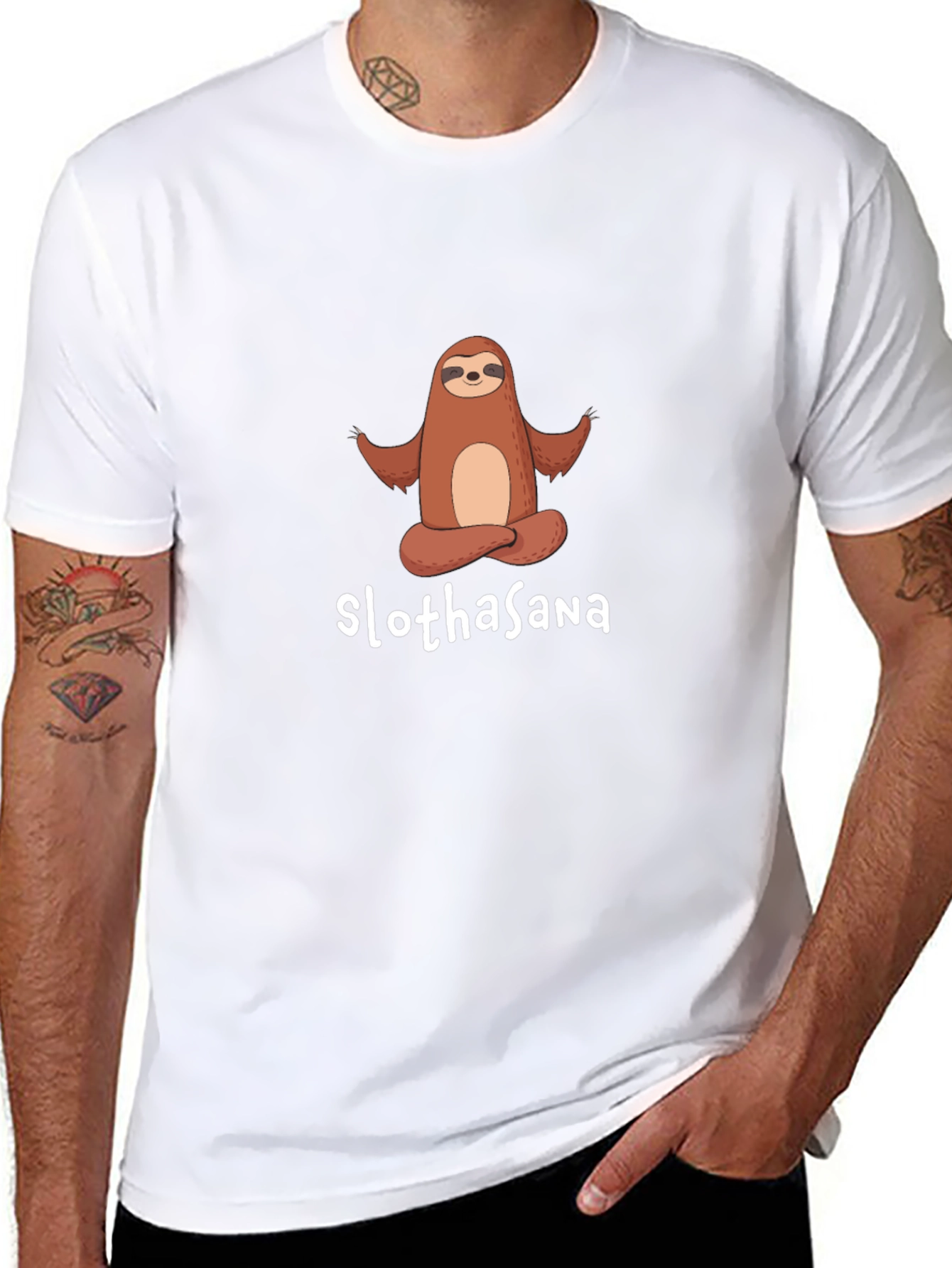 Slothasana T-Shirt - Yoga Sloth Tee