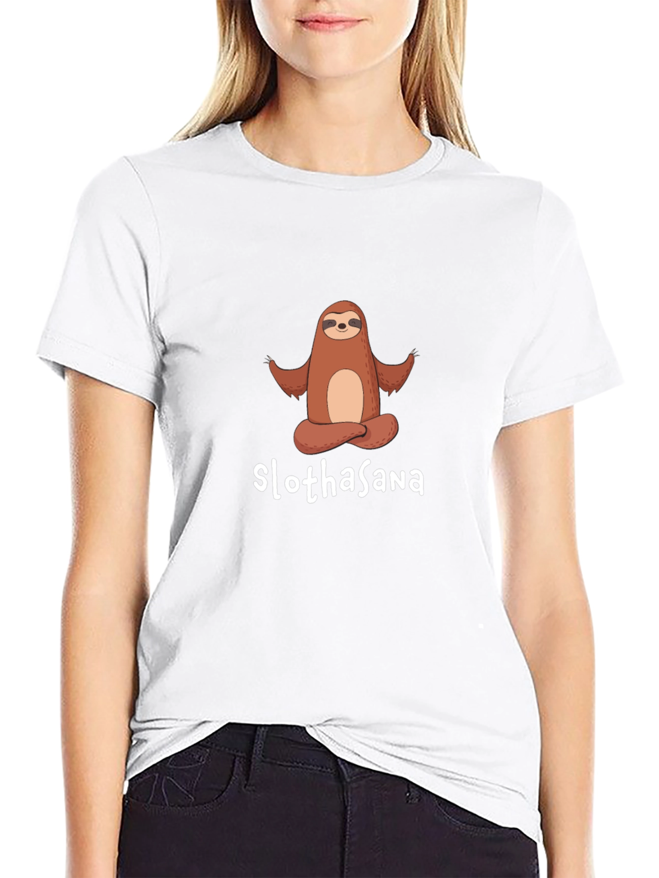 Slothasana T-Shirt - Yoga Sloth Tee