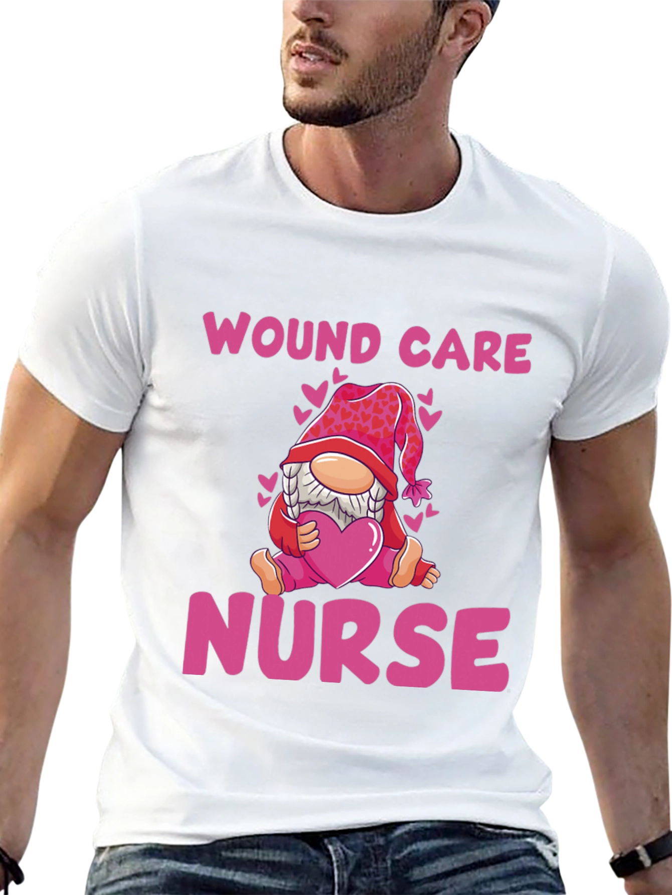 Wound Care Nurse Valentines Day T-Shirt