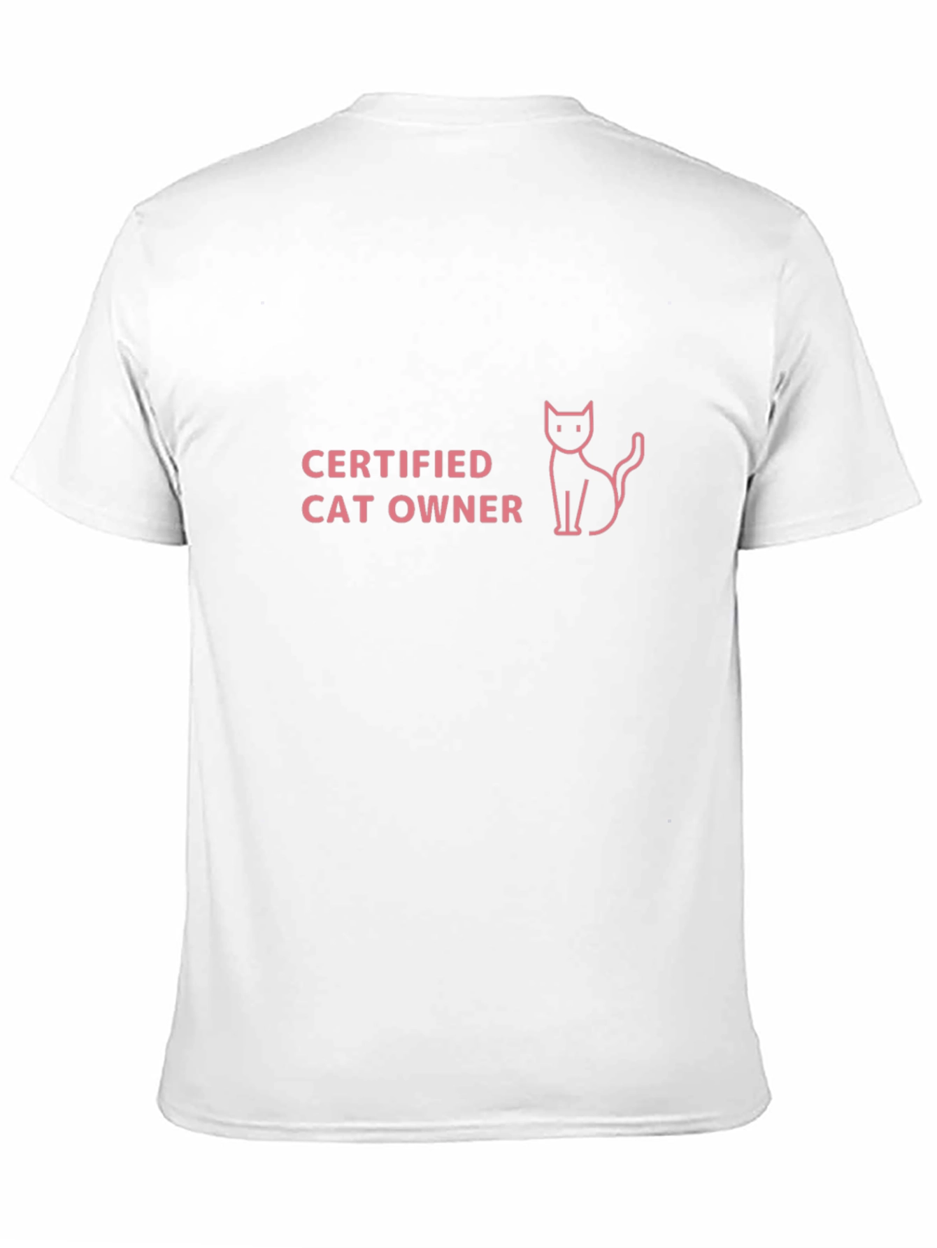 Certified Cat Owner Black T-Shirt