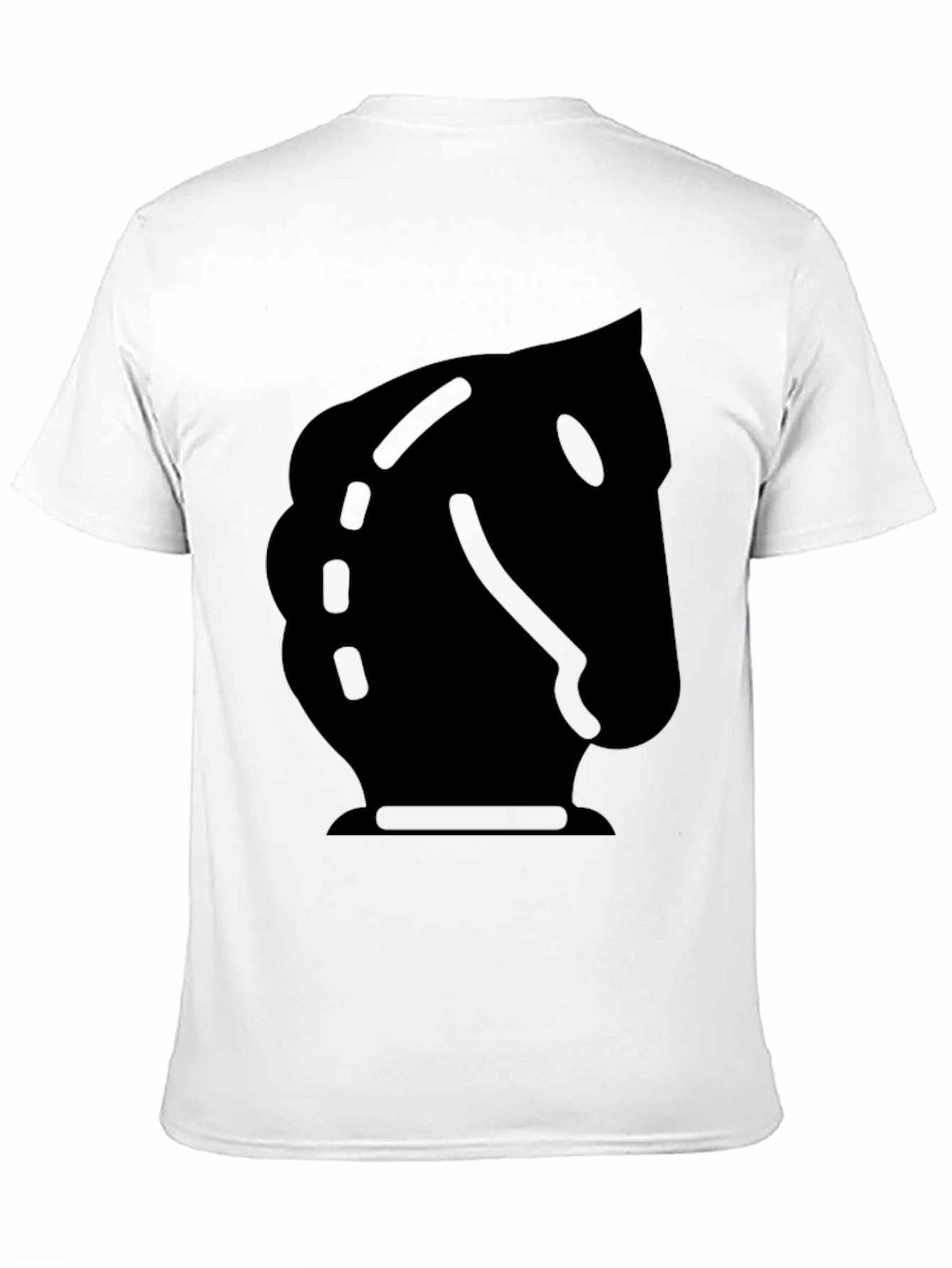 Black Knight Chess Piece Graphic Tee