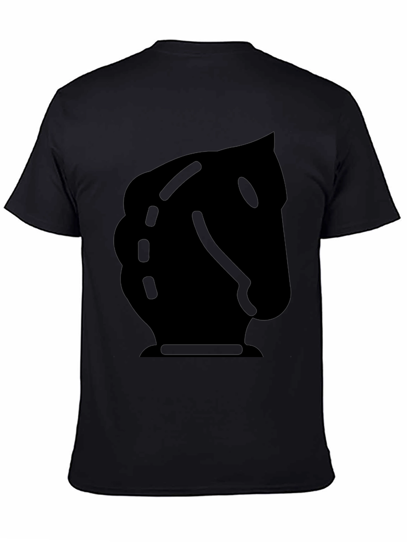 Black Knight Chess Piece Graphic Tee