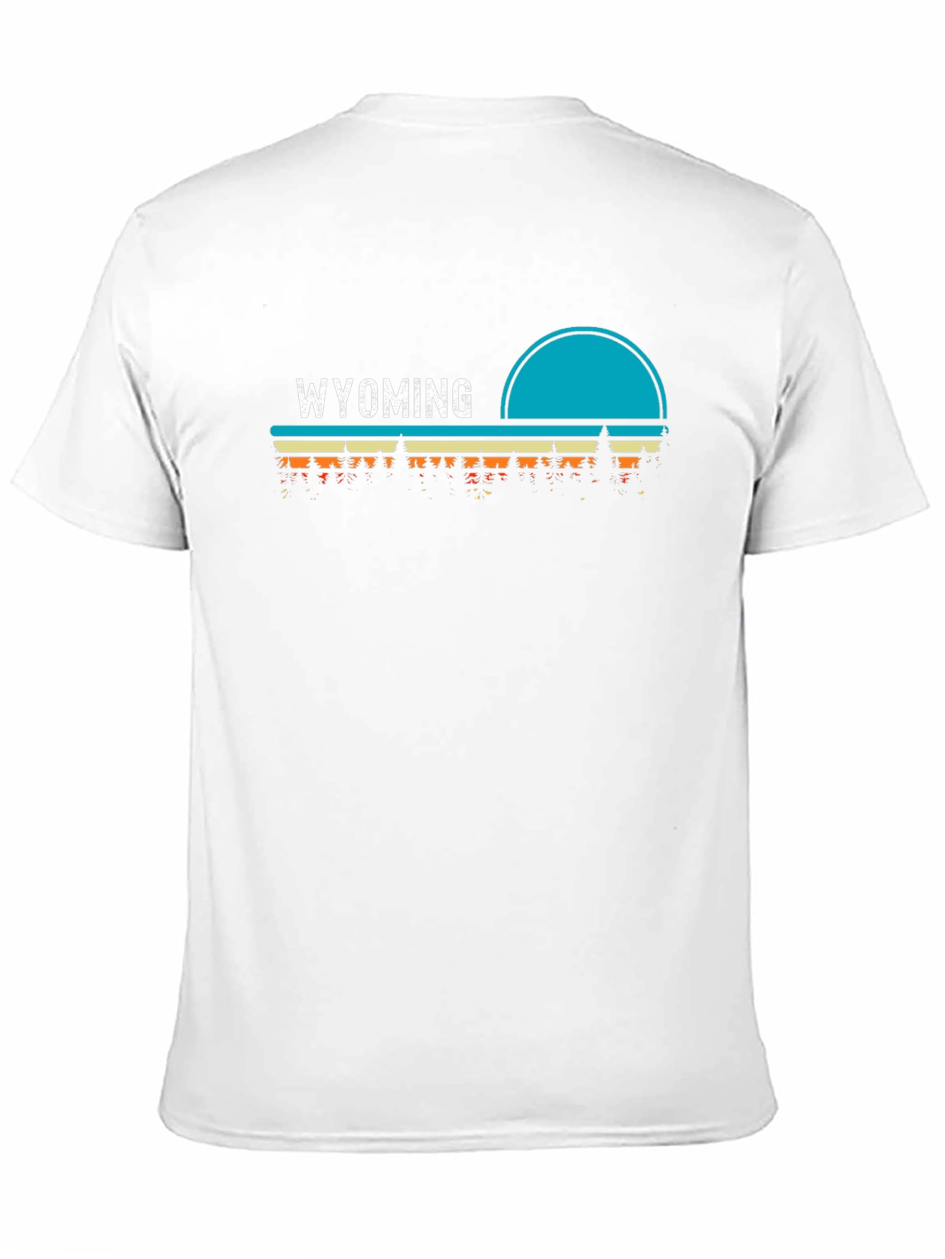 Wyoming Retro Style Graphic T-Shirt