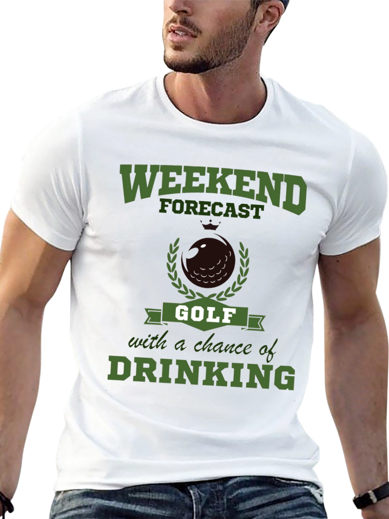 Golf Weekend Forecast Drinking Tee