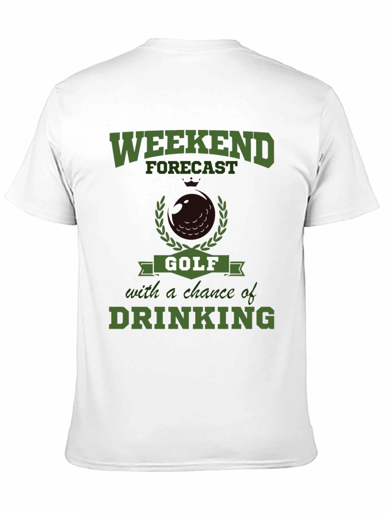Golf Weekend Forecast Drinking Tee