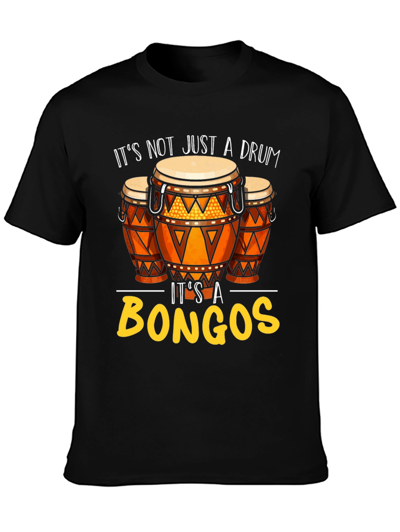 Bongos Graphic Tee: Music Lover T-Shirt