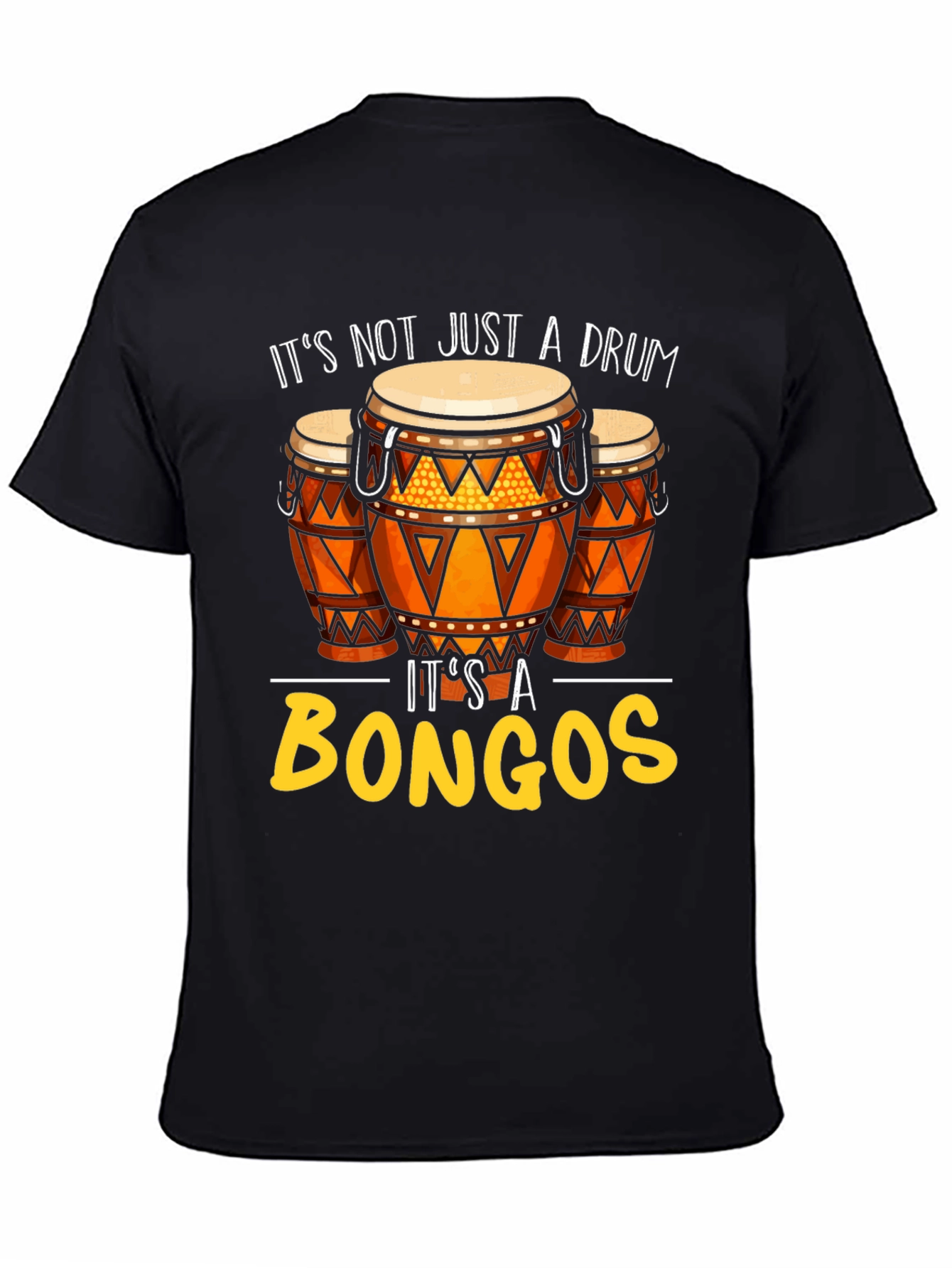 Bongos Graphic Tee: Music Lover T-Shirt