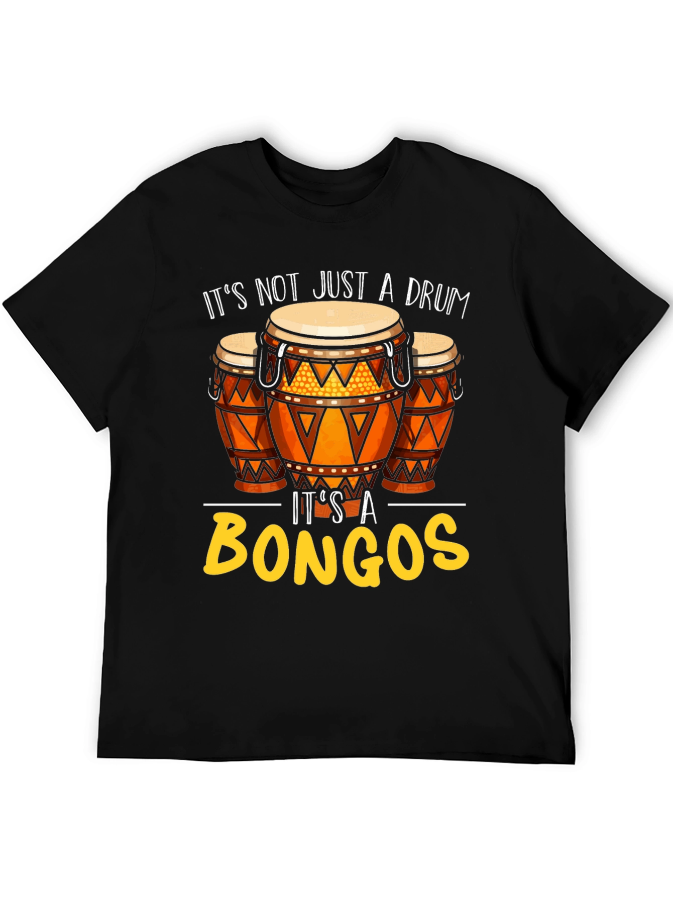 Bongos Graphic Tee: Music Lover T-Shirt