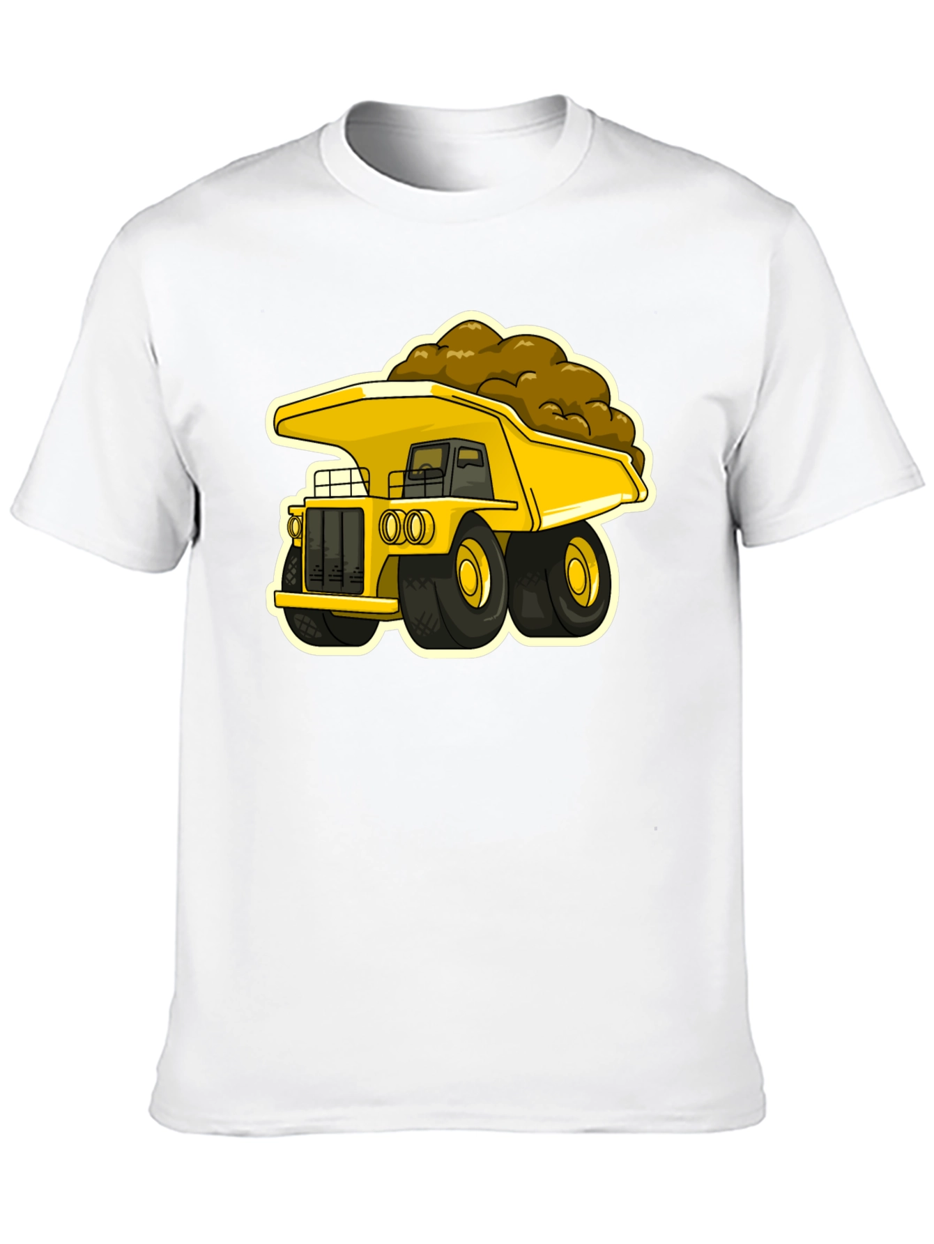 Cartoon Dump Truck Graphic Tee