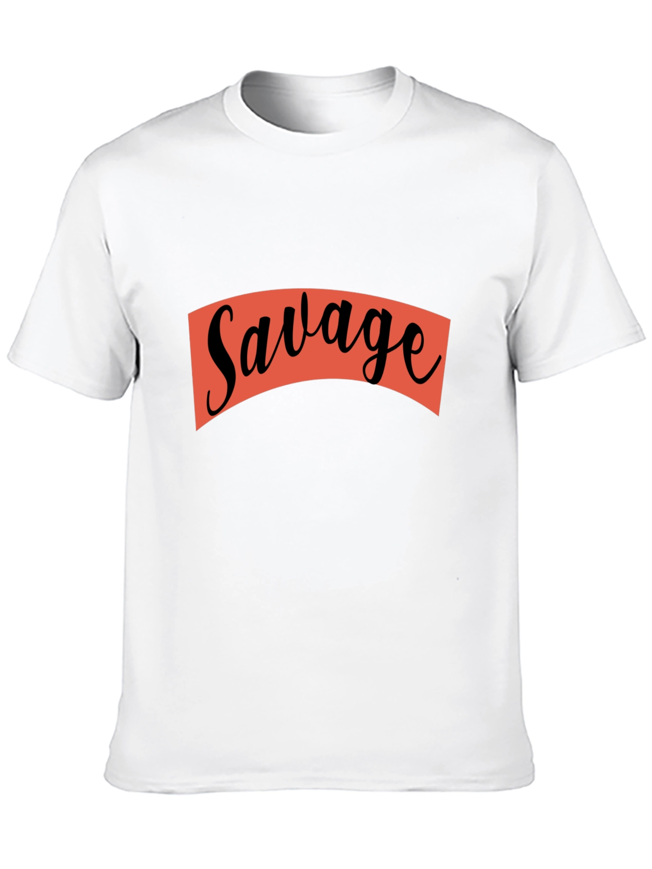 Savage Graphic Print Crew Neck T-Shirt