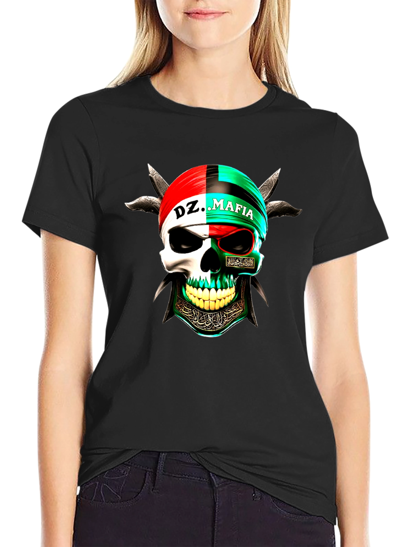 DZ Mafia Skull Graphic Tee