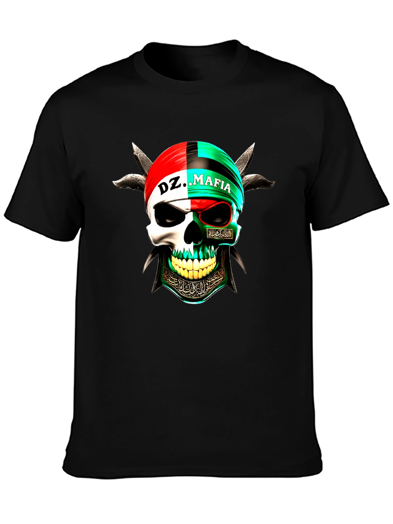 DZ Mafia Skull Graphic Tee