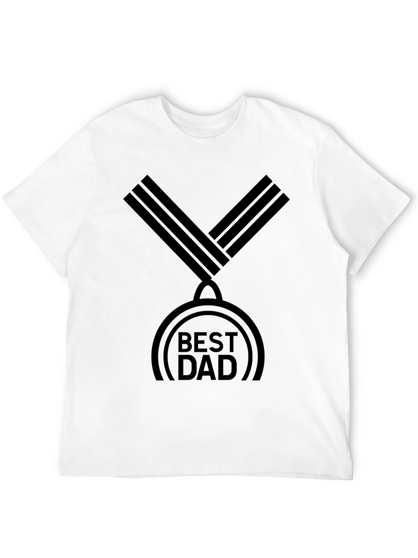 Best Dad Medal Graphic T-Shirt