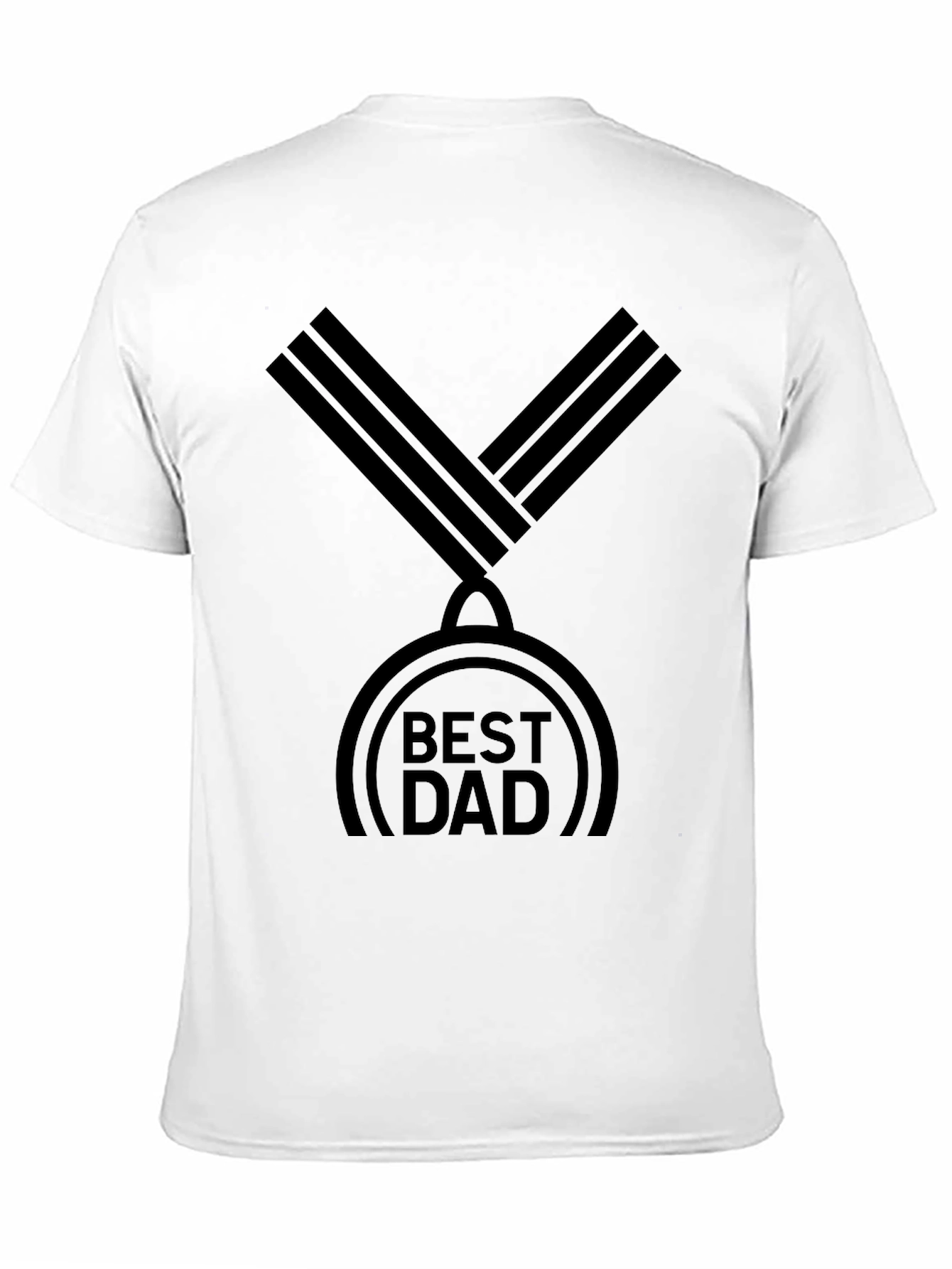 Best Dad Medal Graphic T-Shirt