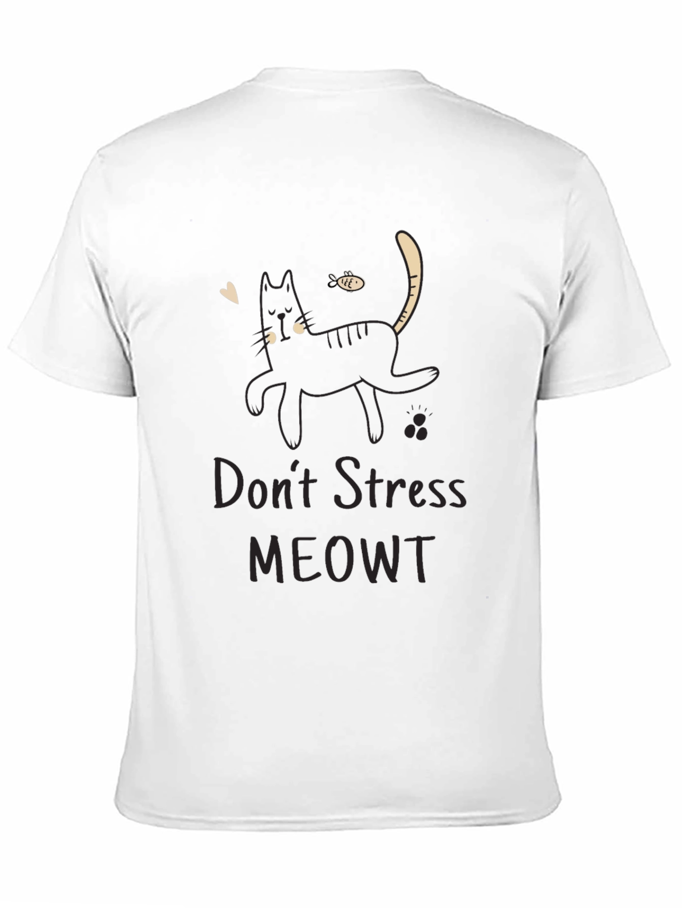 Dont Stress MEOWT Black Cat T-Shirt