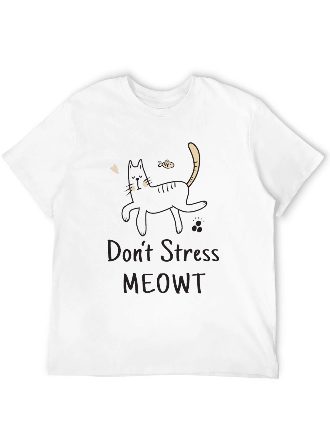 Dont Stress MEOWT Black Cat T-Shirt