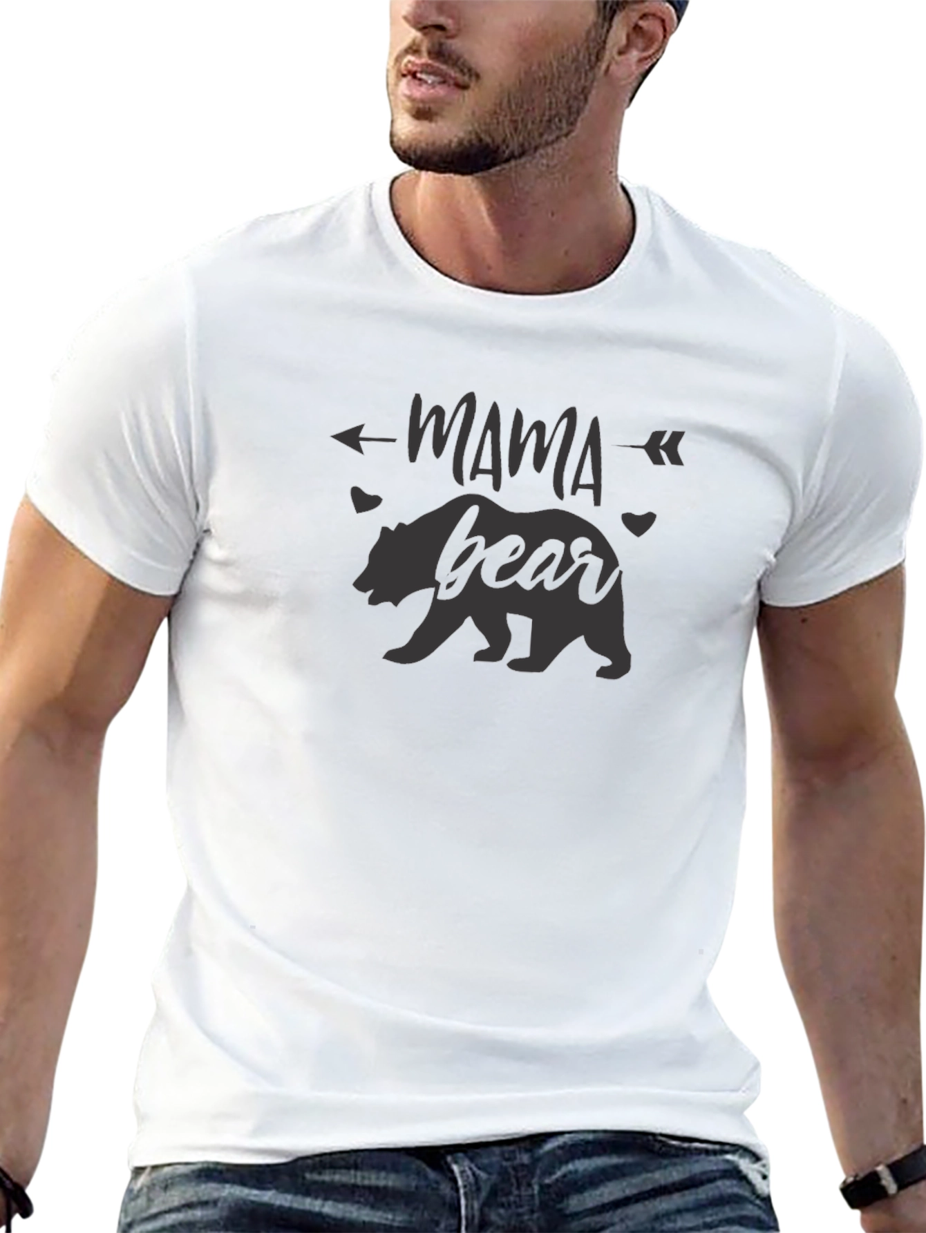 Mama Bear T-Shirt - Classic Crew Neck Tee