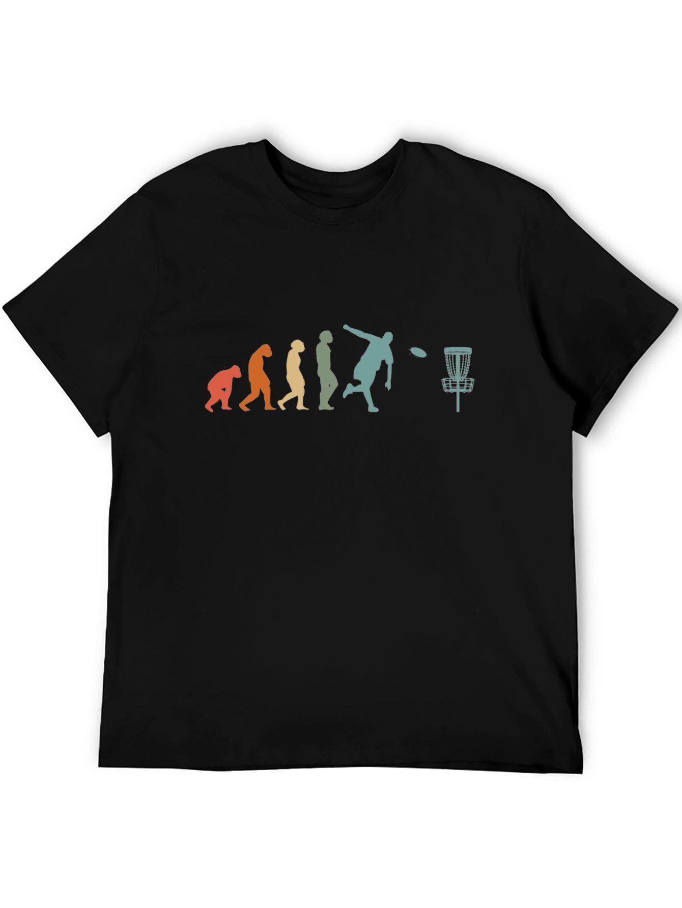 Disc Golf Evolution Graphic T-Shirt