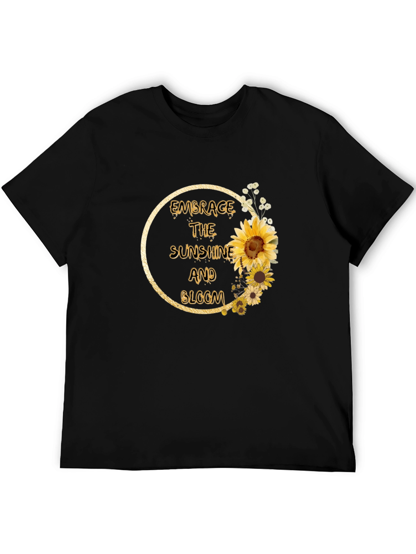 Embrace Sunshine & Bloom Sunflower Graphic Tee