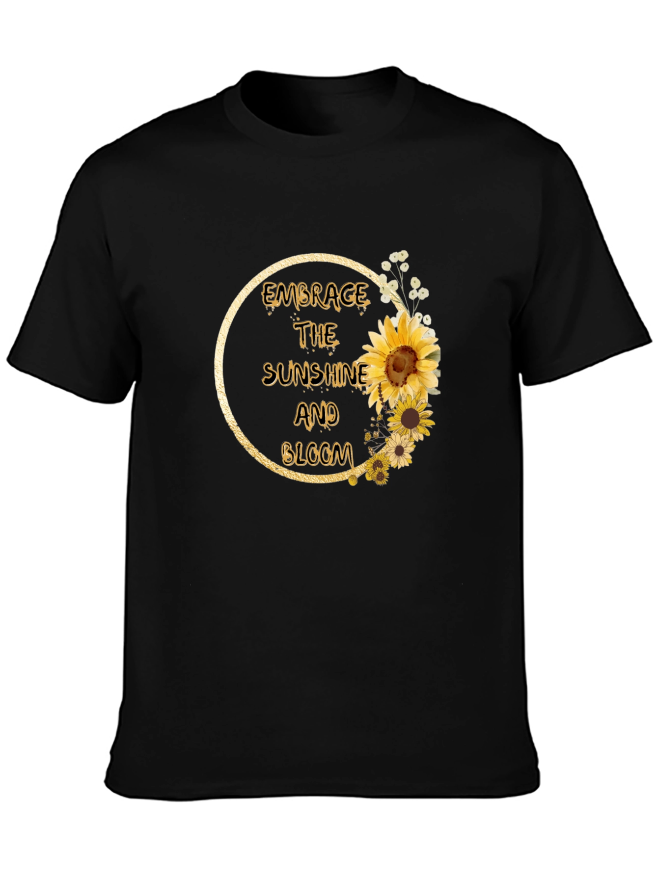 Embrace Sunshine & Bloom Sunflower Graphic Tee