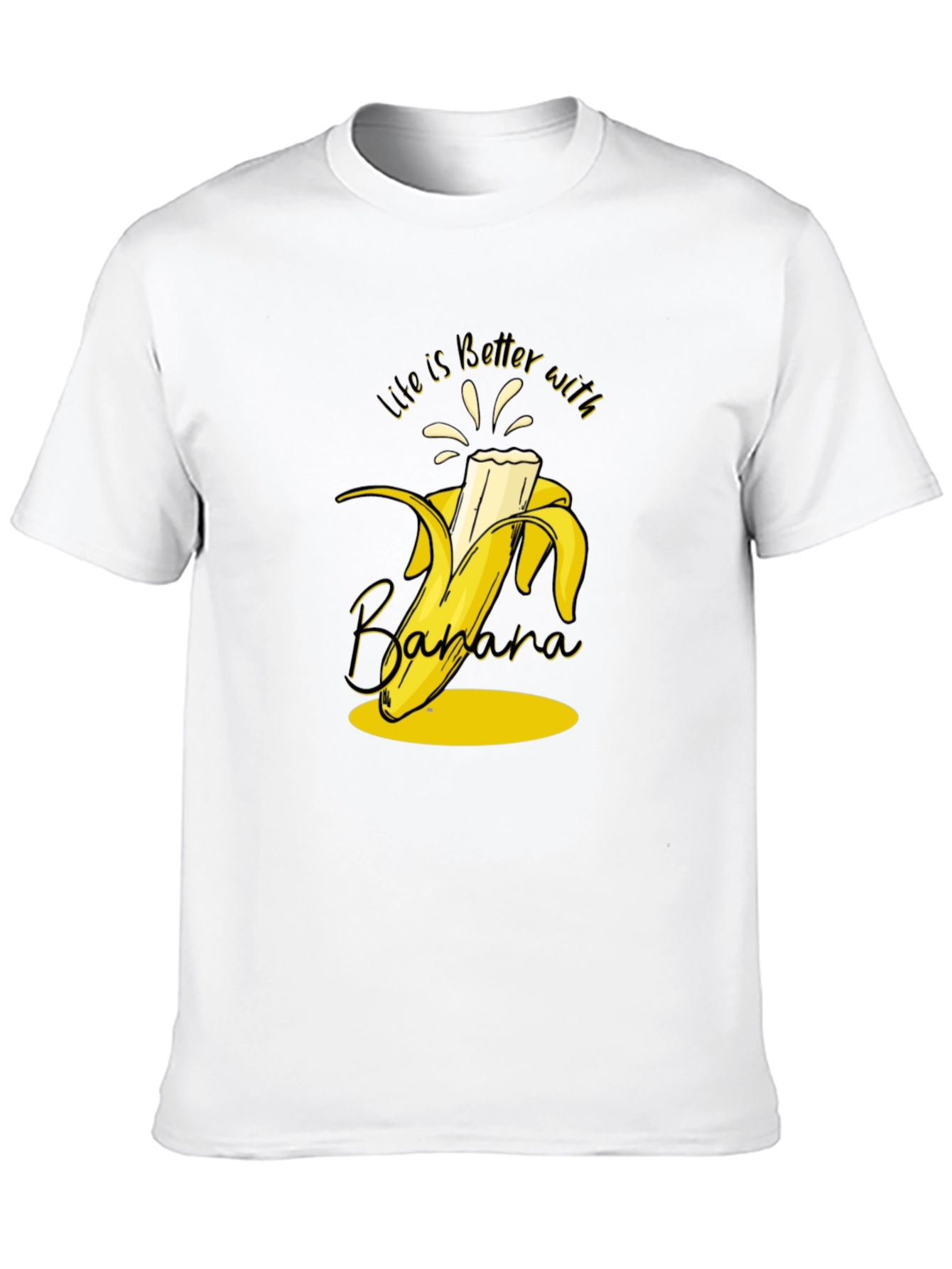 Life is Better with Banana T-Shirt - Black
