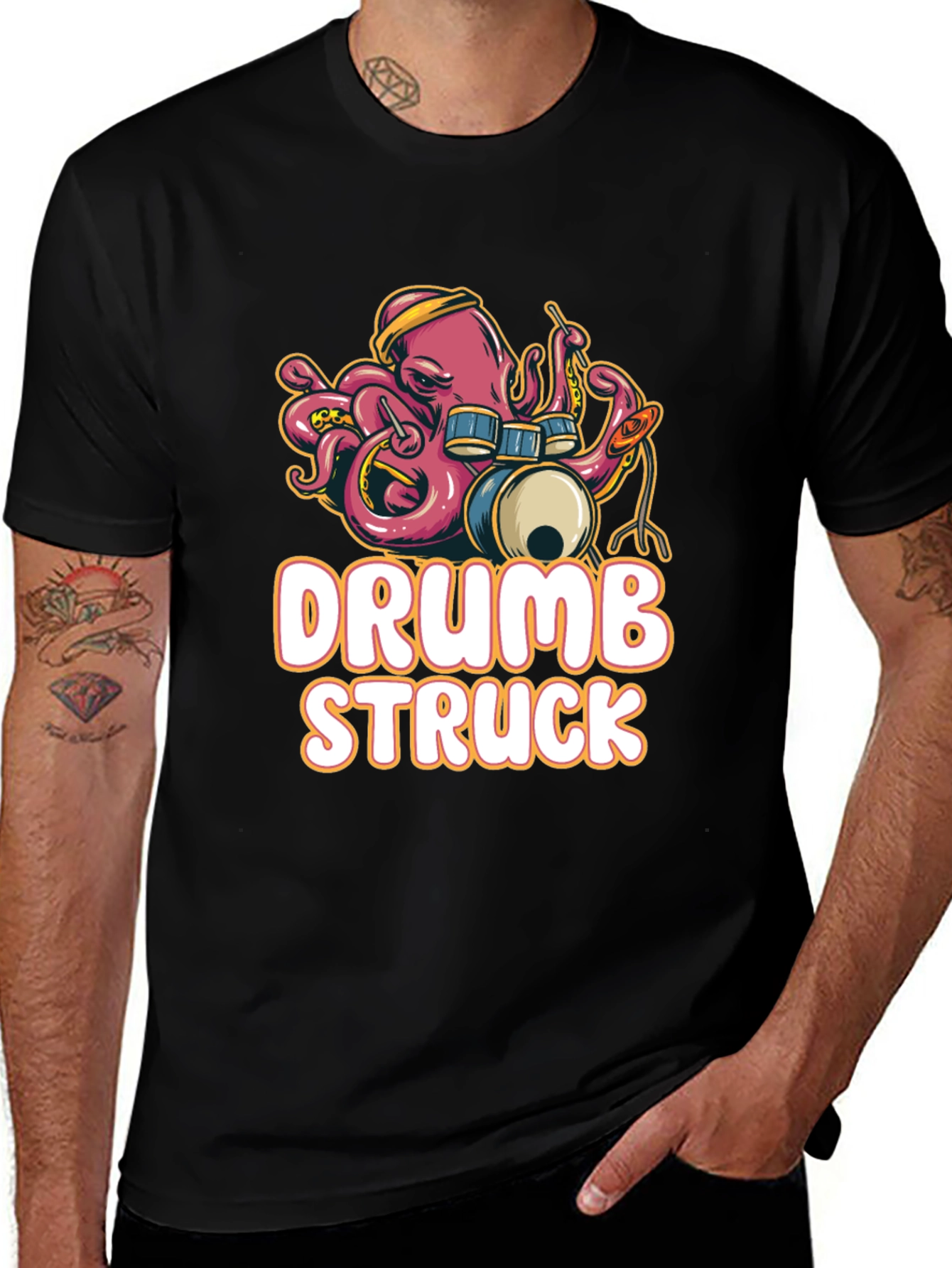 Drumstruck Octopus Graphic Tee