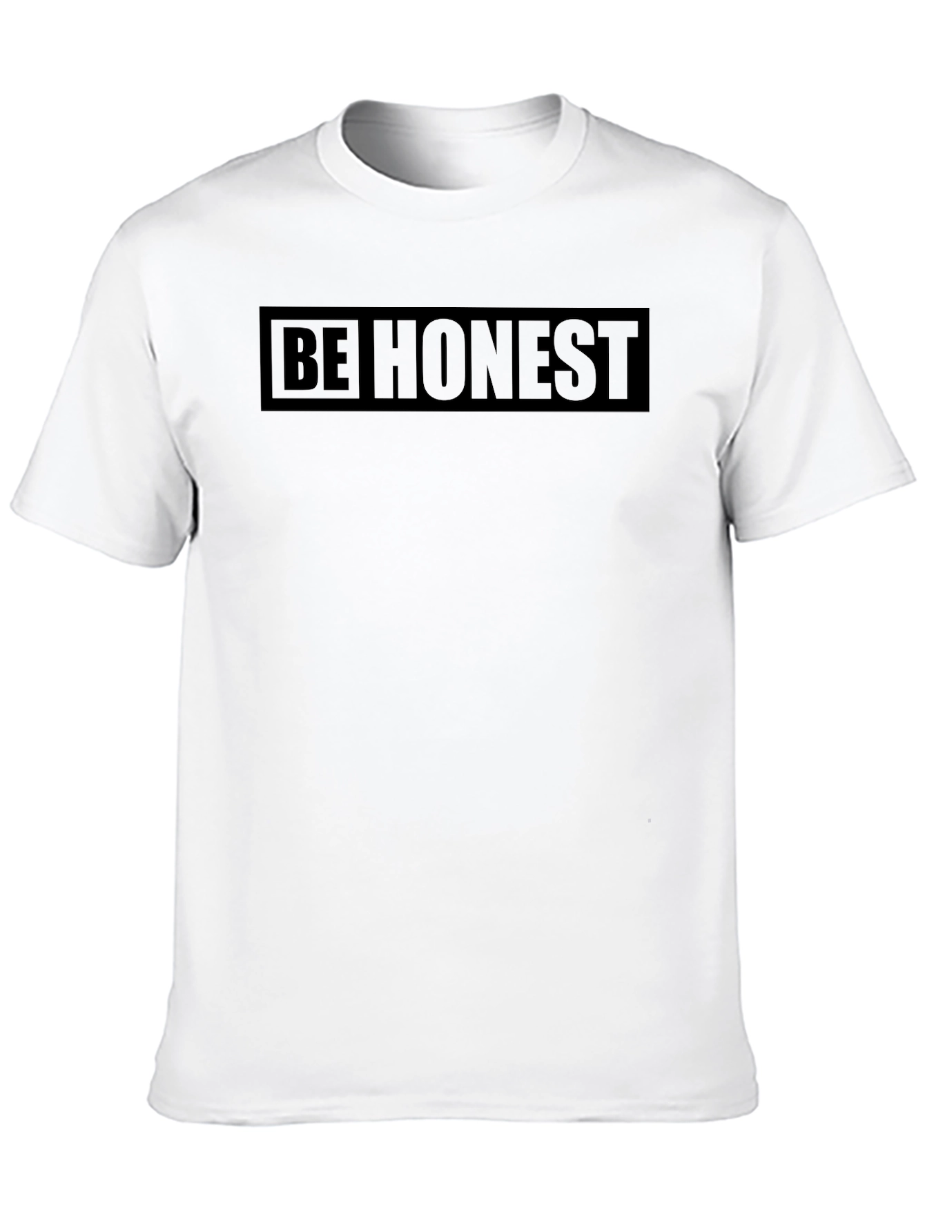 Be Honest Black Graphic Tee | Mens Casual T-Shirt