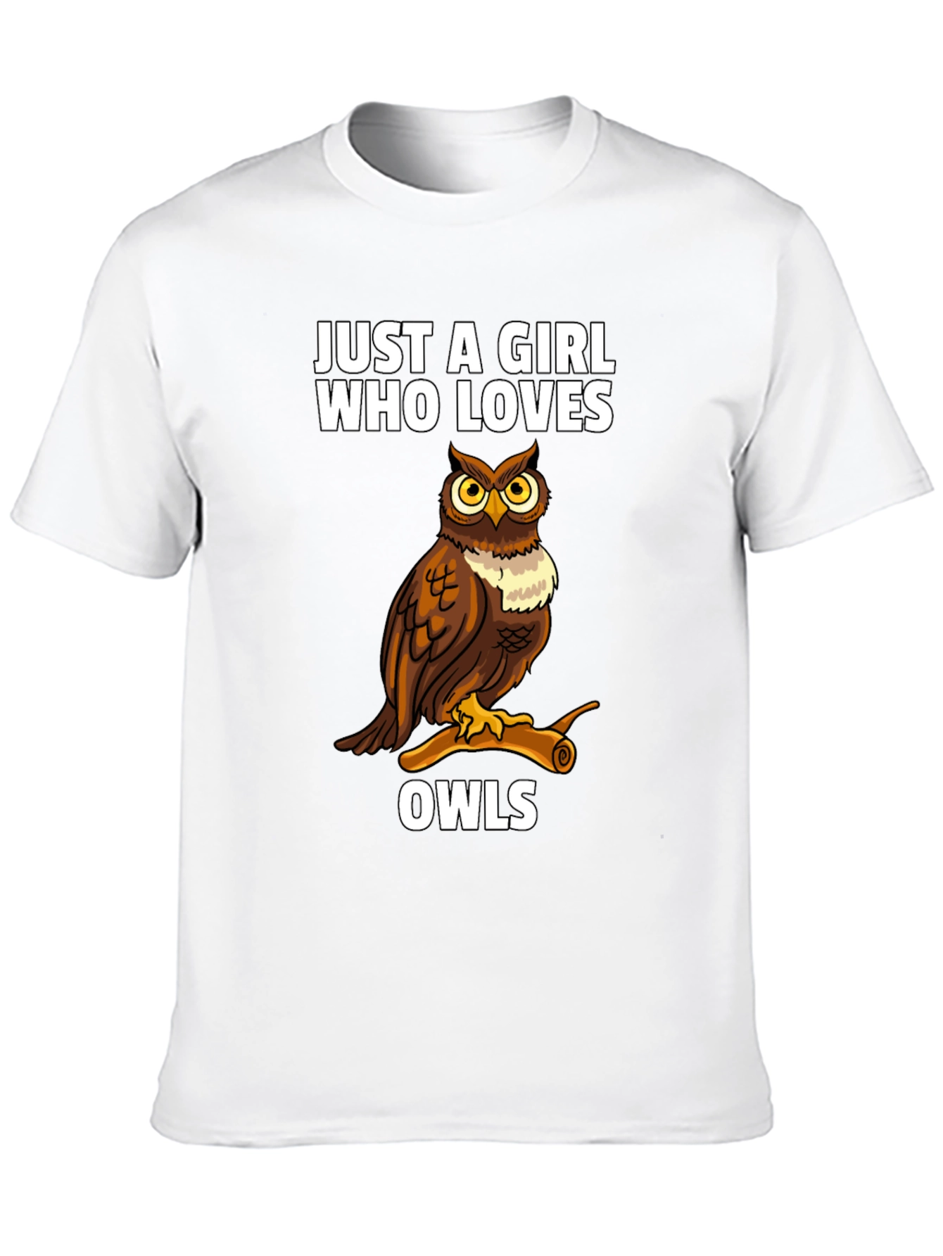 Just a Girl Who Loves Owls T-Shirt