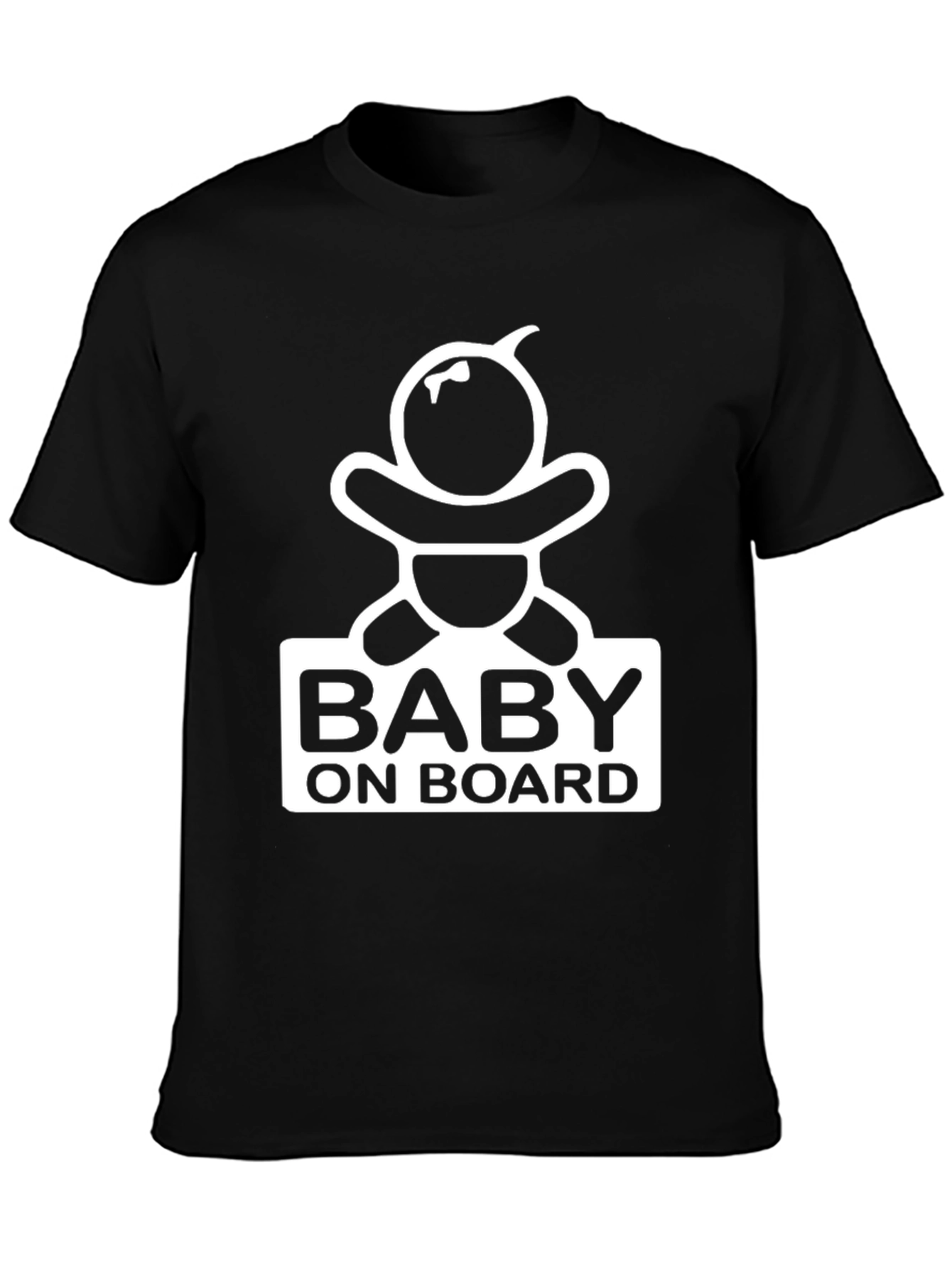 Baby On Board Graphic Tee - Pregnancy Announcement Shirt