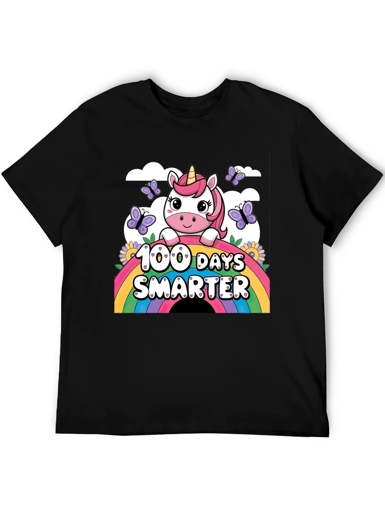 100 Days Smarter Unicorn T-Shirt