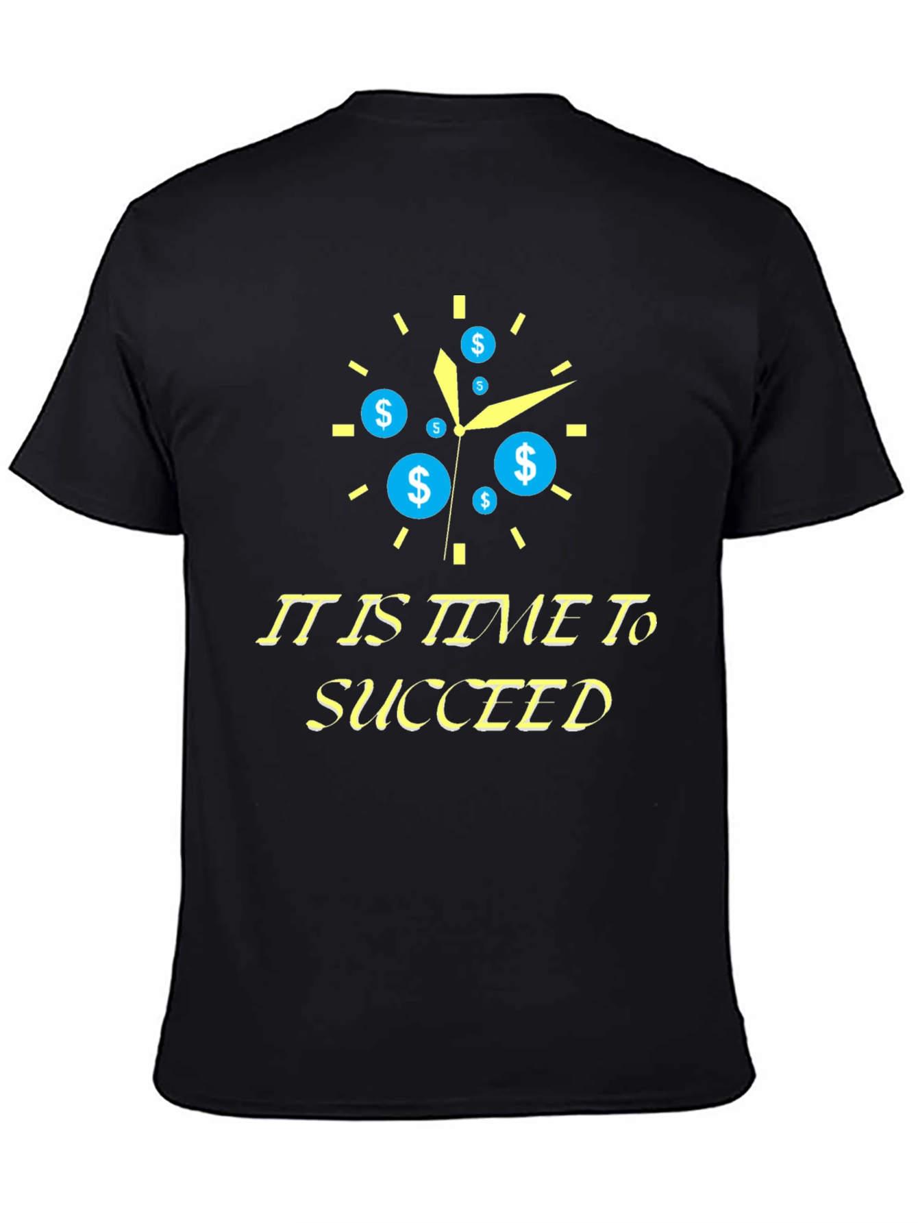Time to Succeed Black T-Shirt