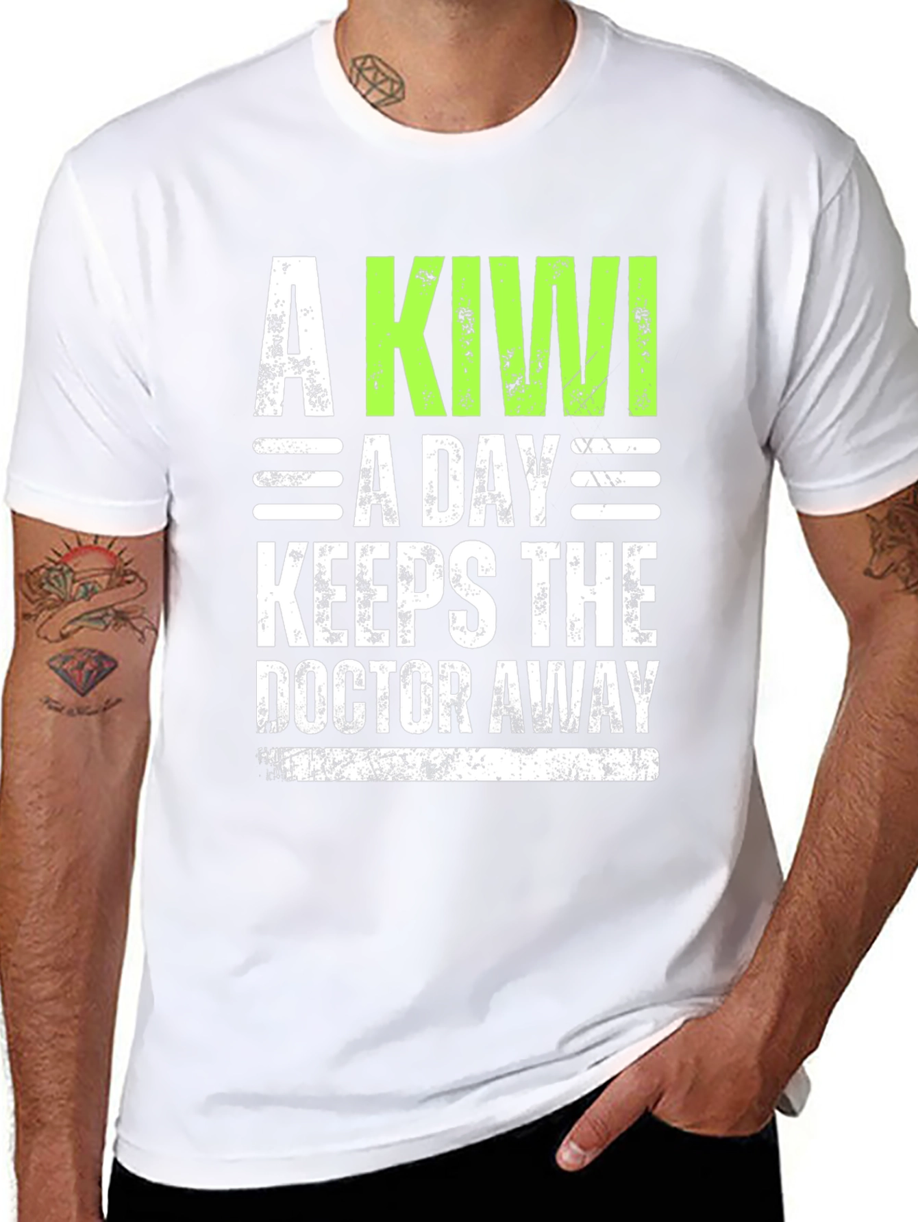 A Kiwi A Day T-Shirt - Funny Health Tee