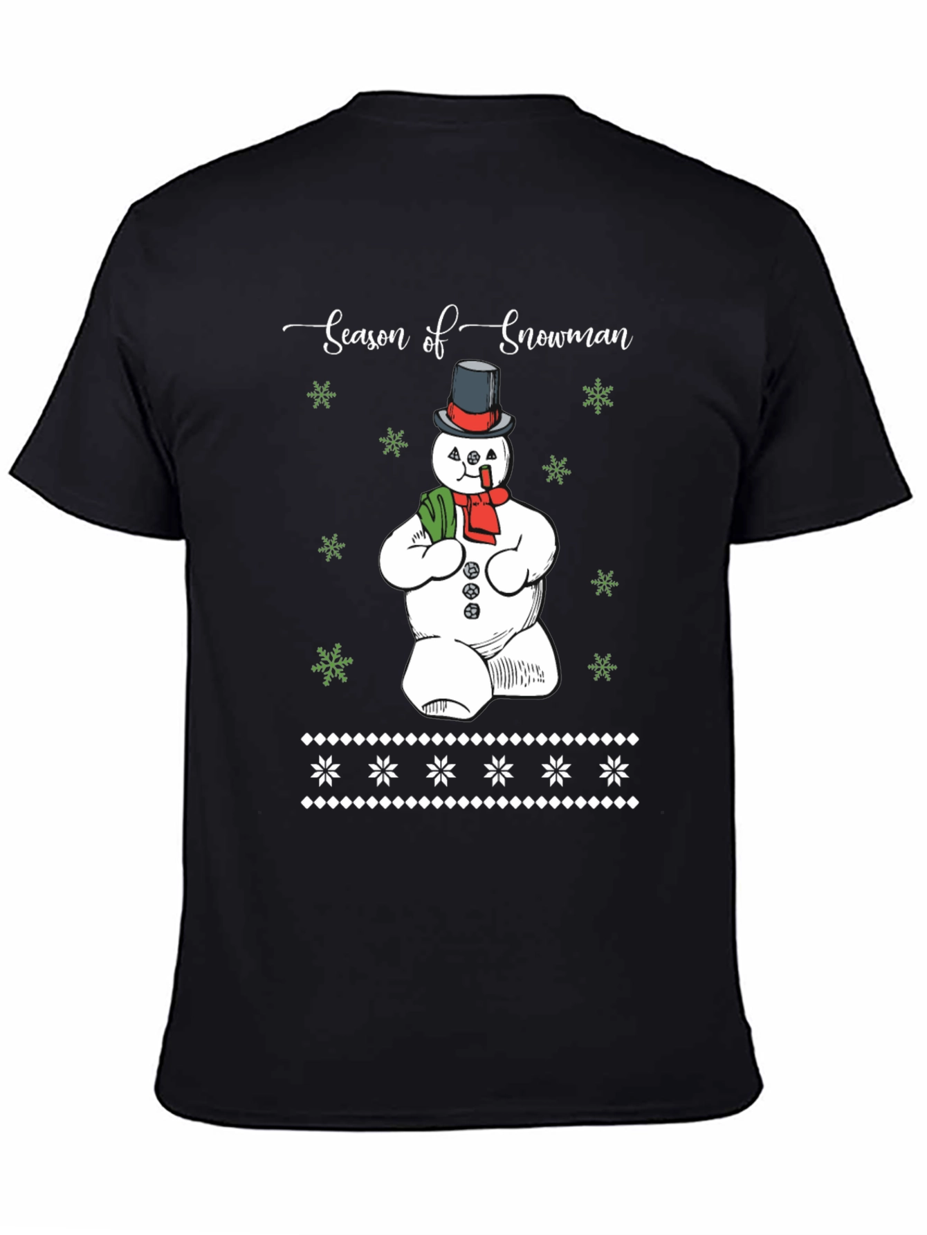 Season of Snowman Graphic T-Shirt